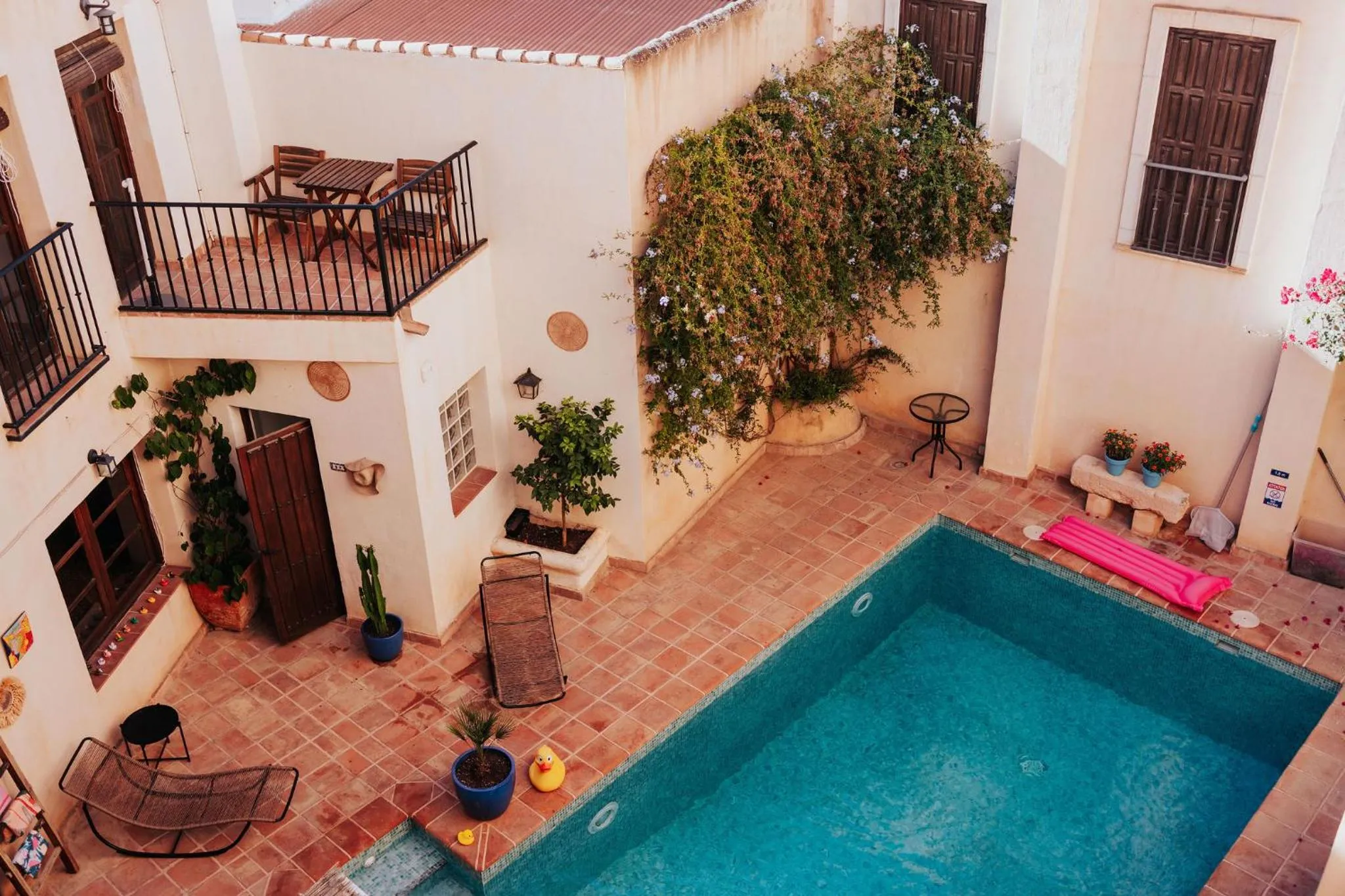 Pool view in Casa del Patio