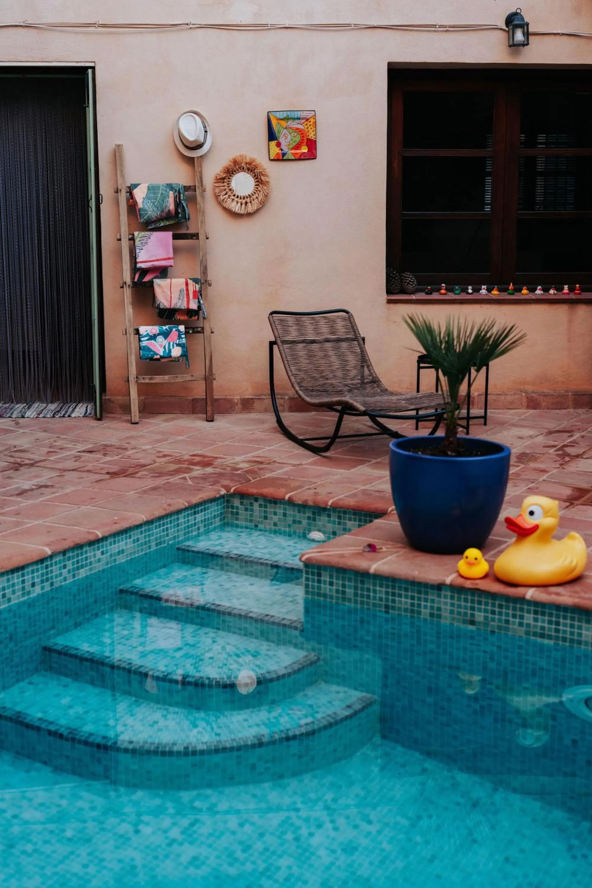 Pool view in Casa del Patio