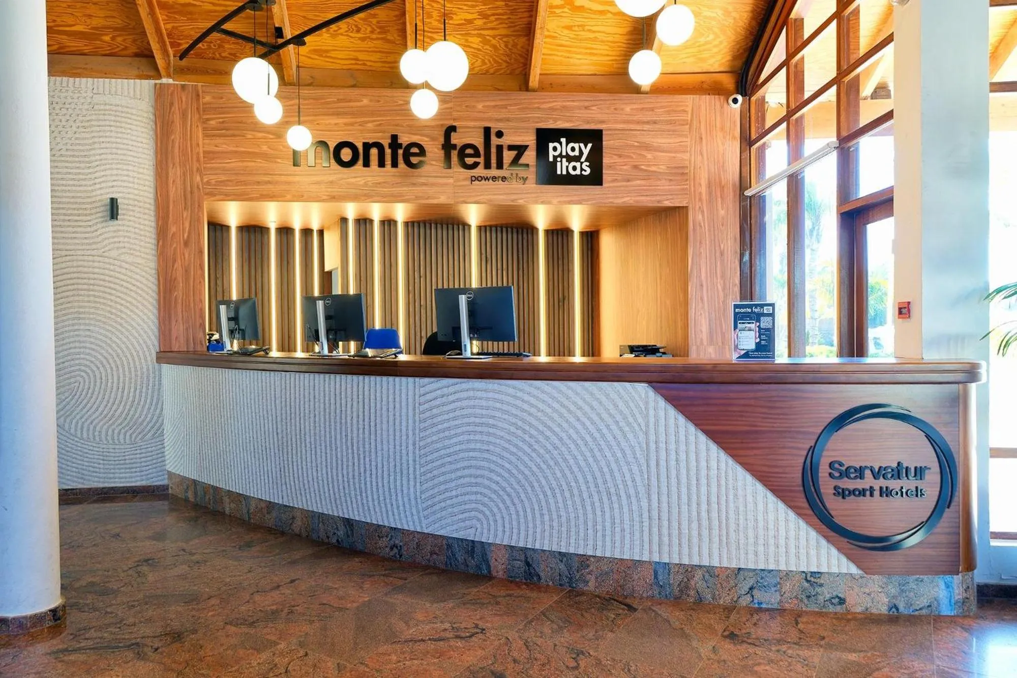Lobby or reception in Sport Hotel Monte Feliz - powered by Playitas