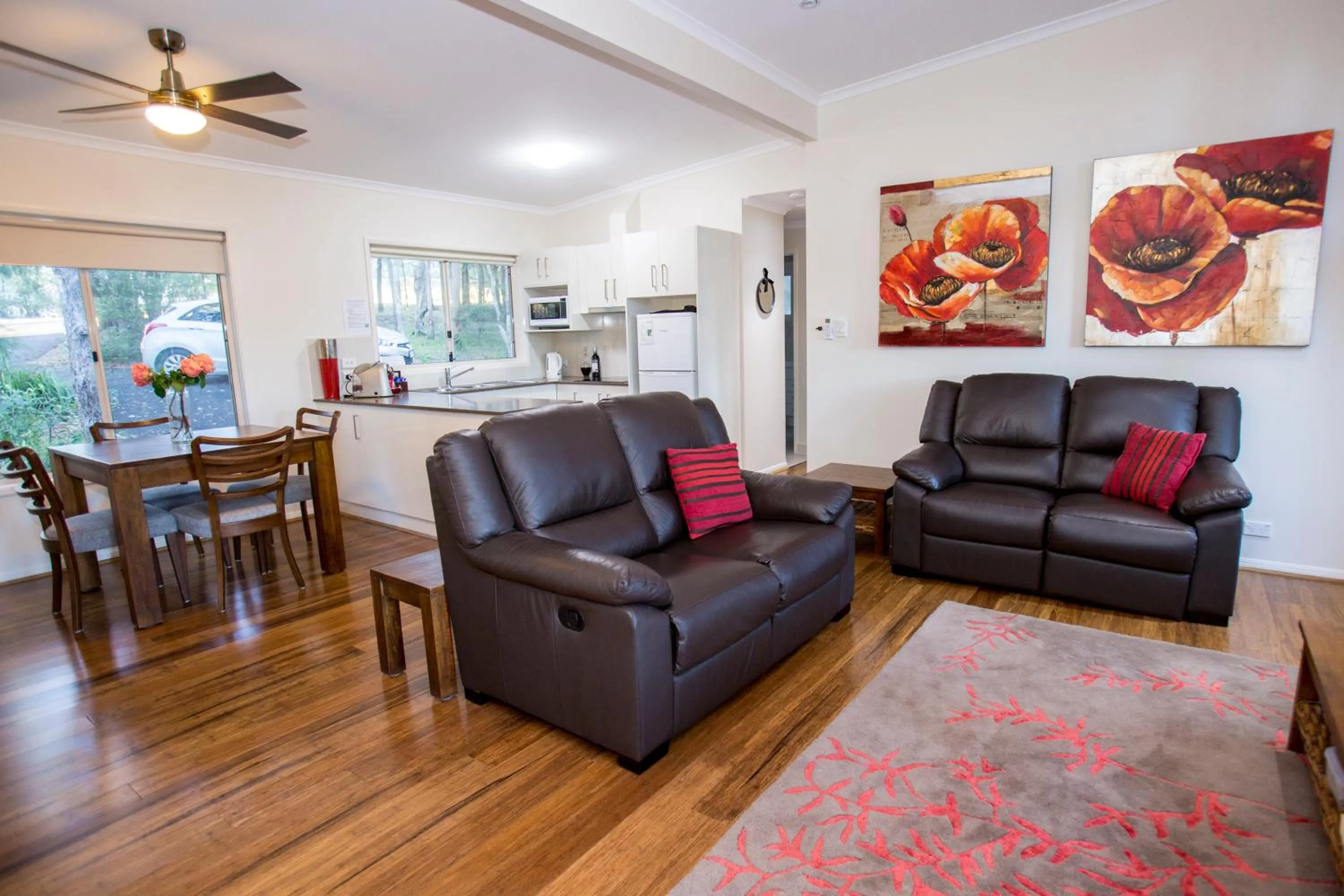 Living room in Mt Cotton Retreat