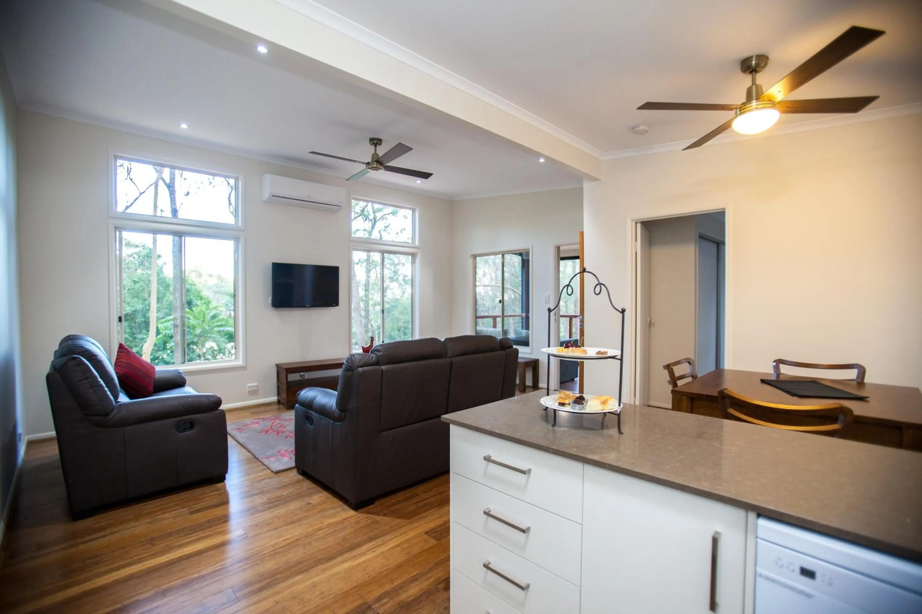Living room in Mt Cotton Retreat