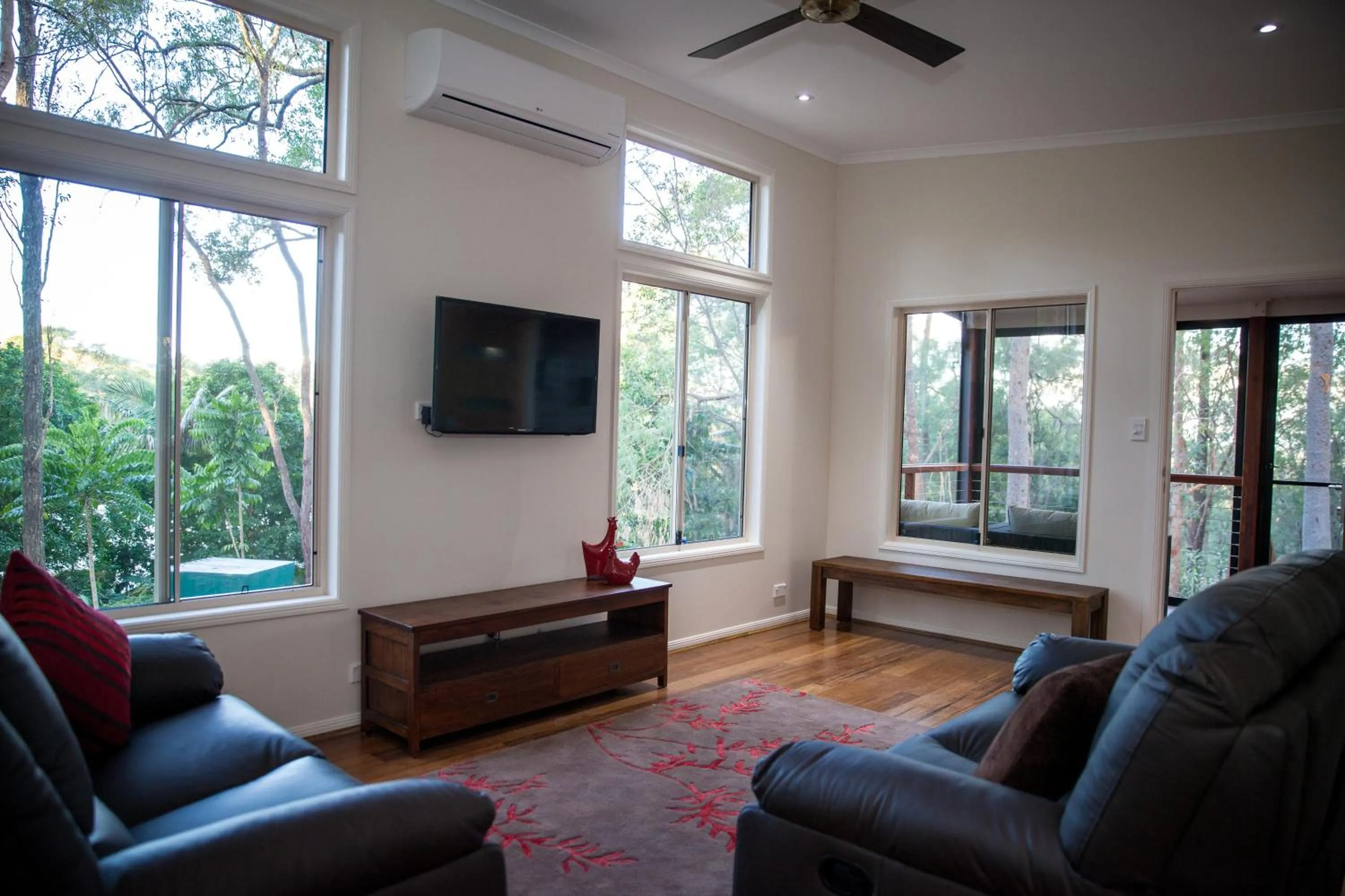 Living room in Mt Cotton Retreat