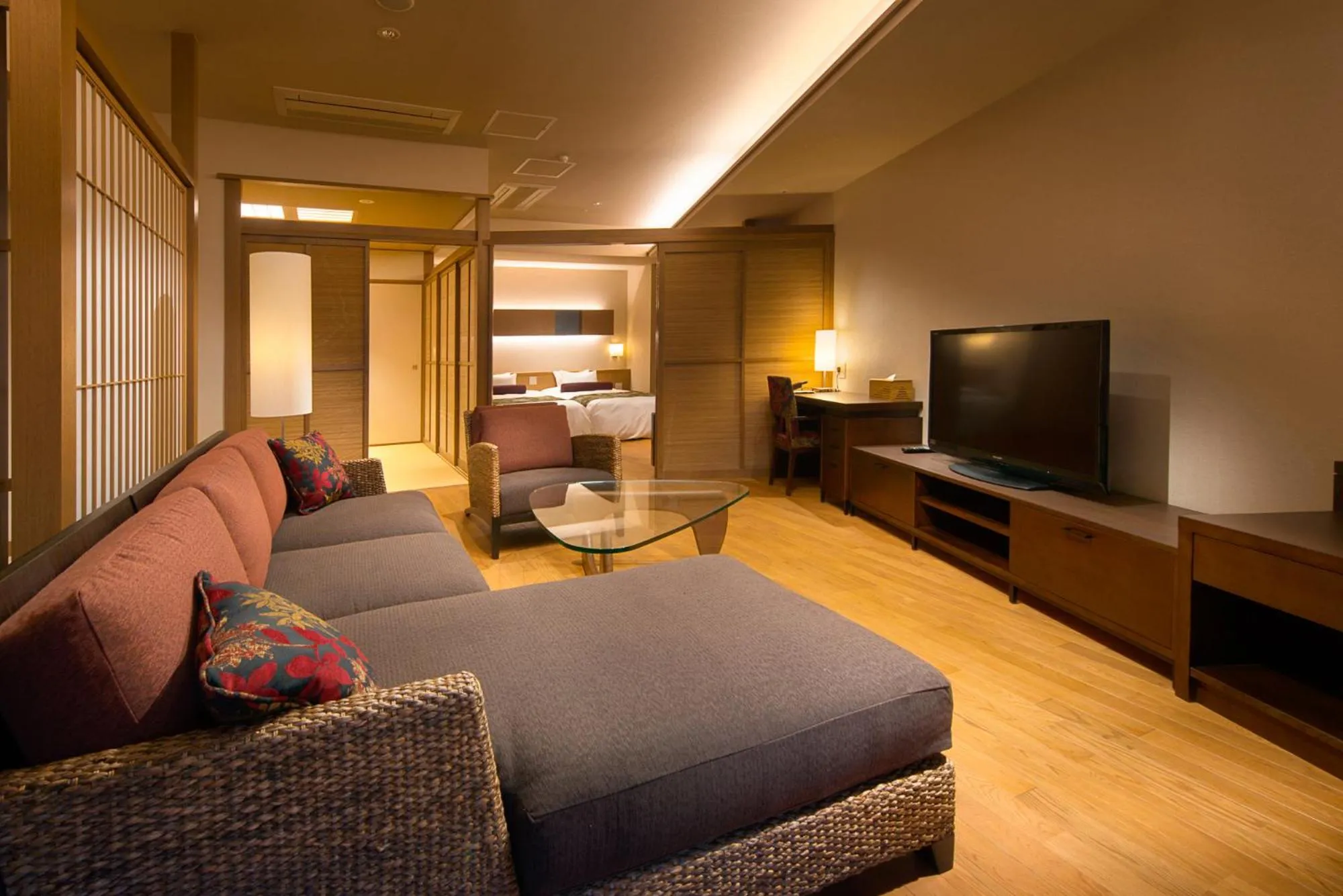 Living room in Hotel Meizanso