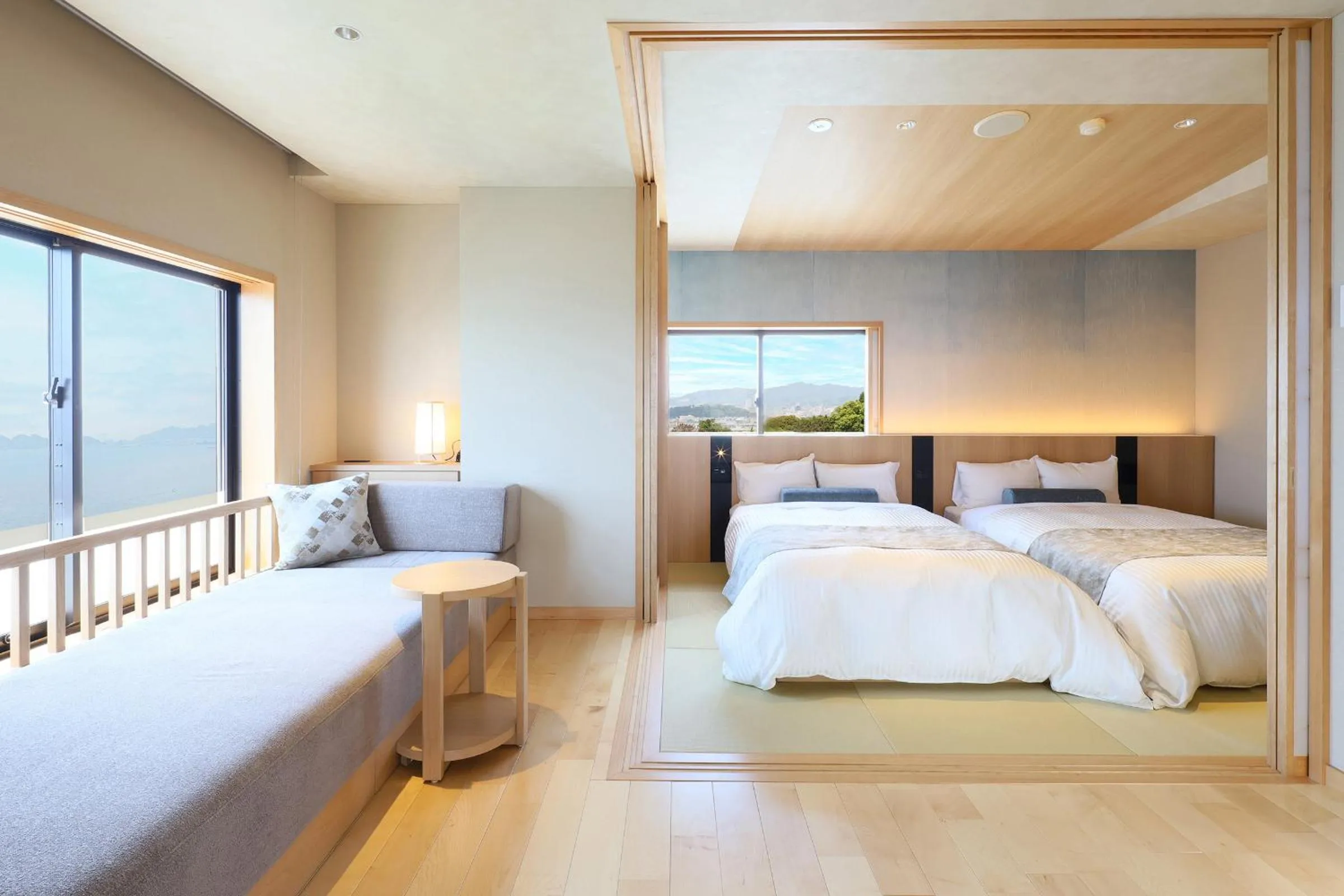 Bedroom, Bed in Hotel Meizanso