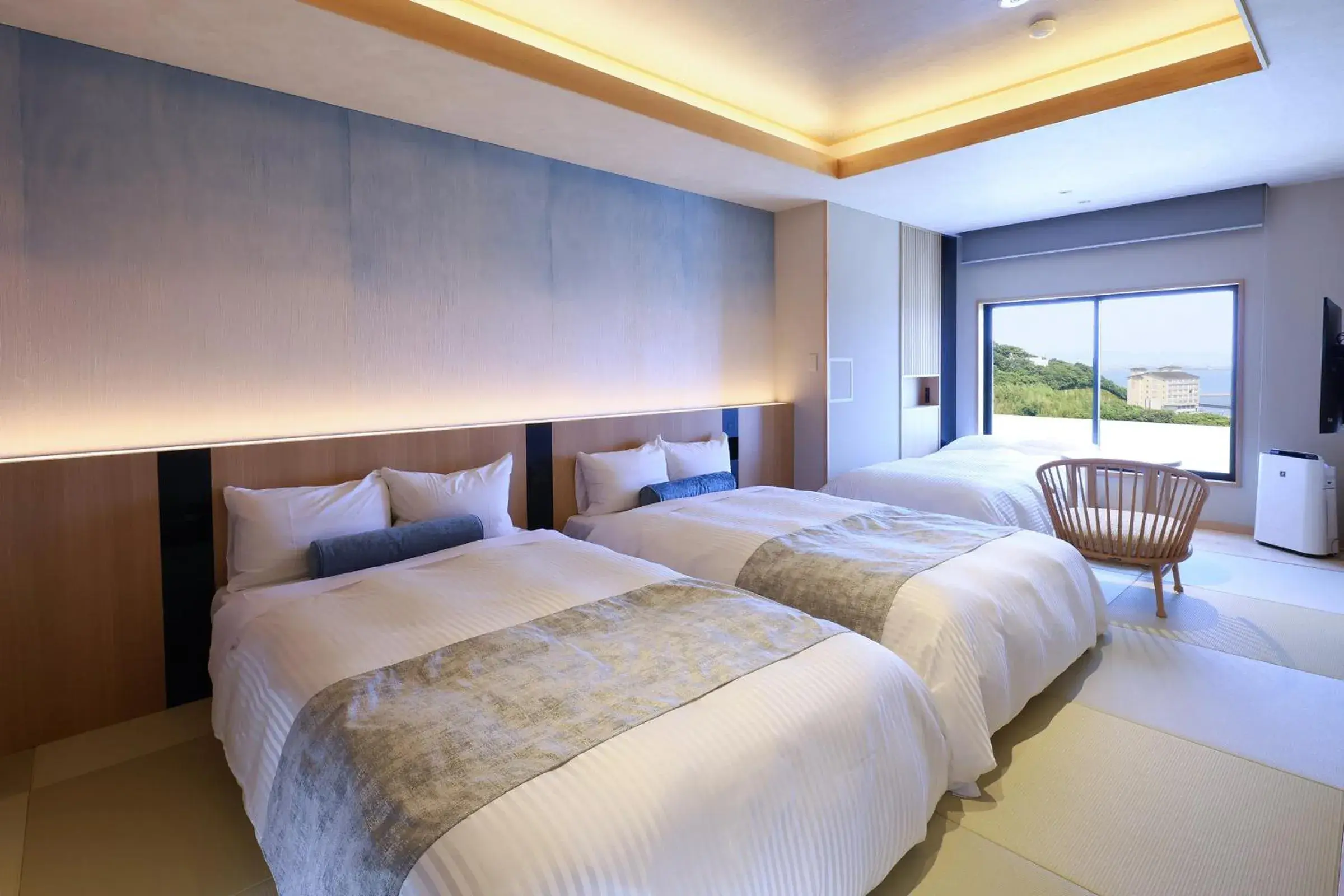 Twin Room with Sea View - single occupancy in Hotel Meizanso Twin Room with Sea View - single occupancy in Hotel Meizanso