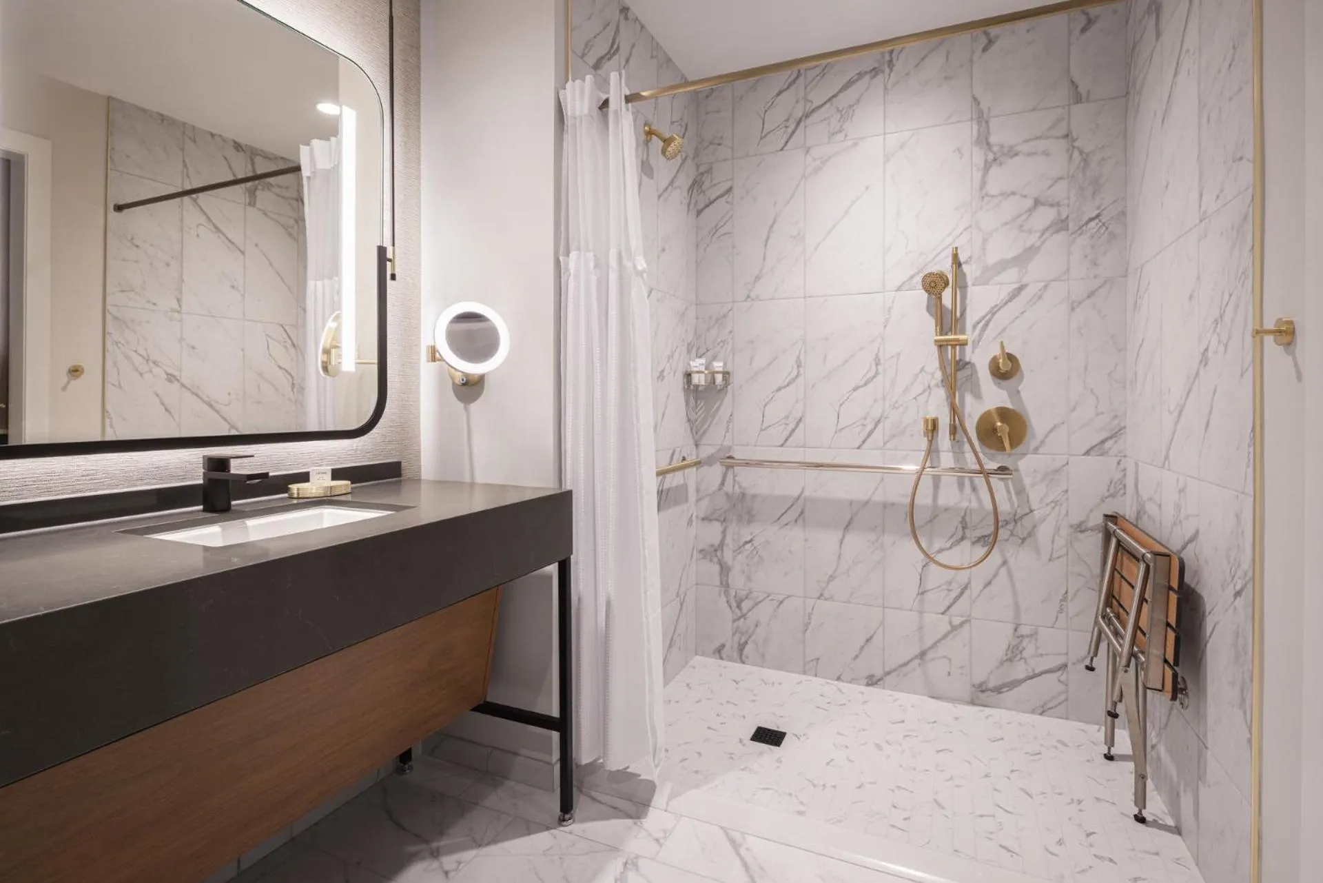 Bathroom in Caesars Virginia, A Caesars Destination