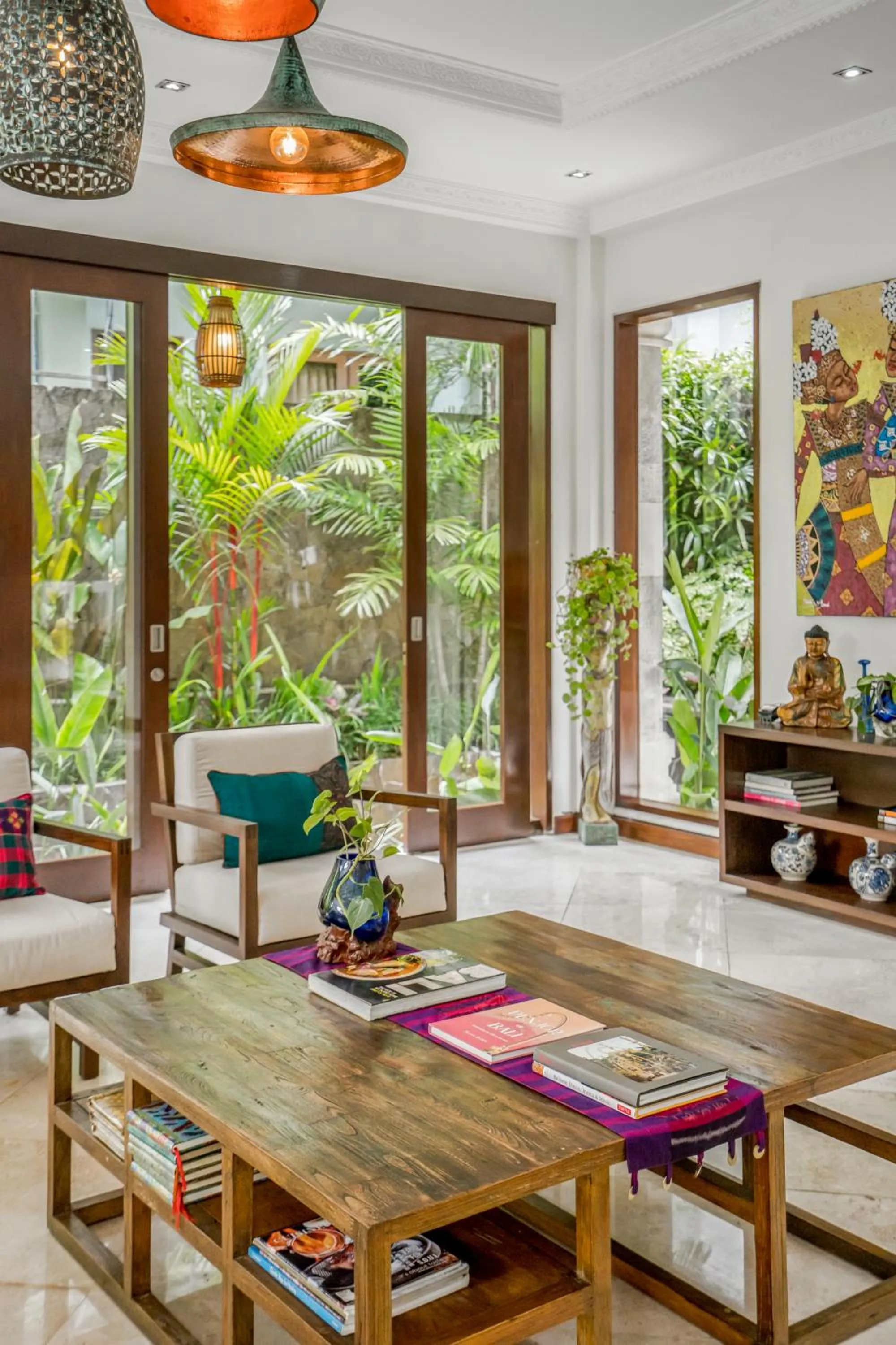Living room in Kano Sari Ubud Villas