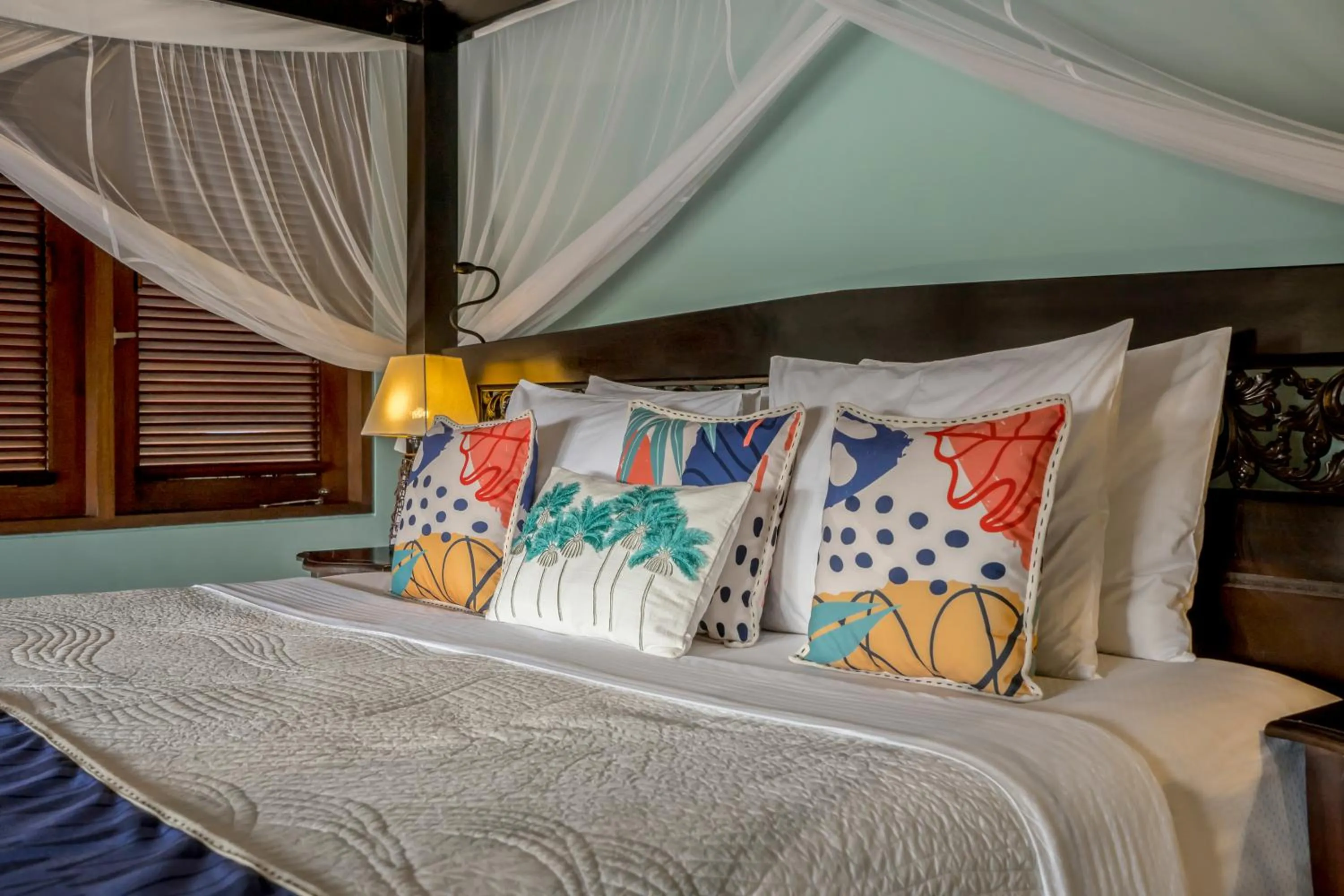 Bed in Kano Sari Ubud Villas