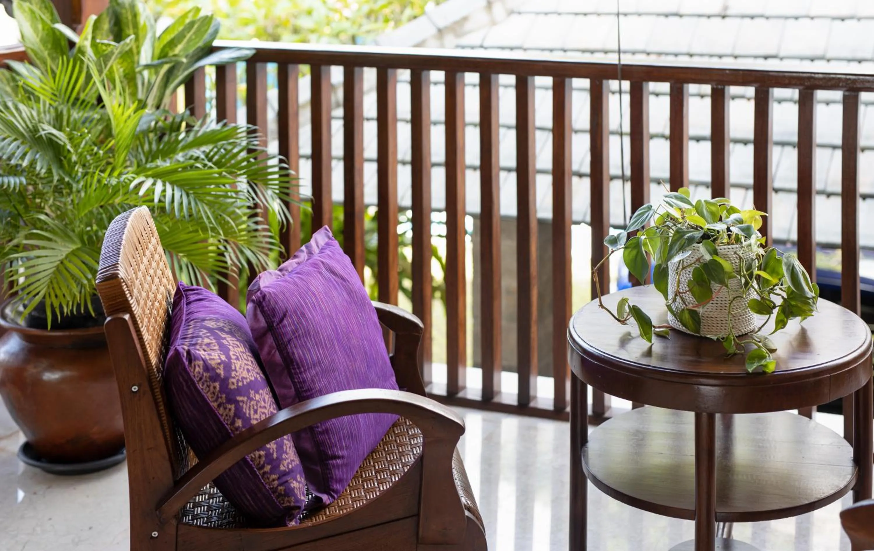 Balcony/Terrace in Kano Sari Ubud Villas