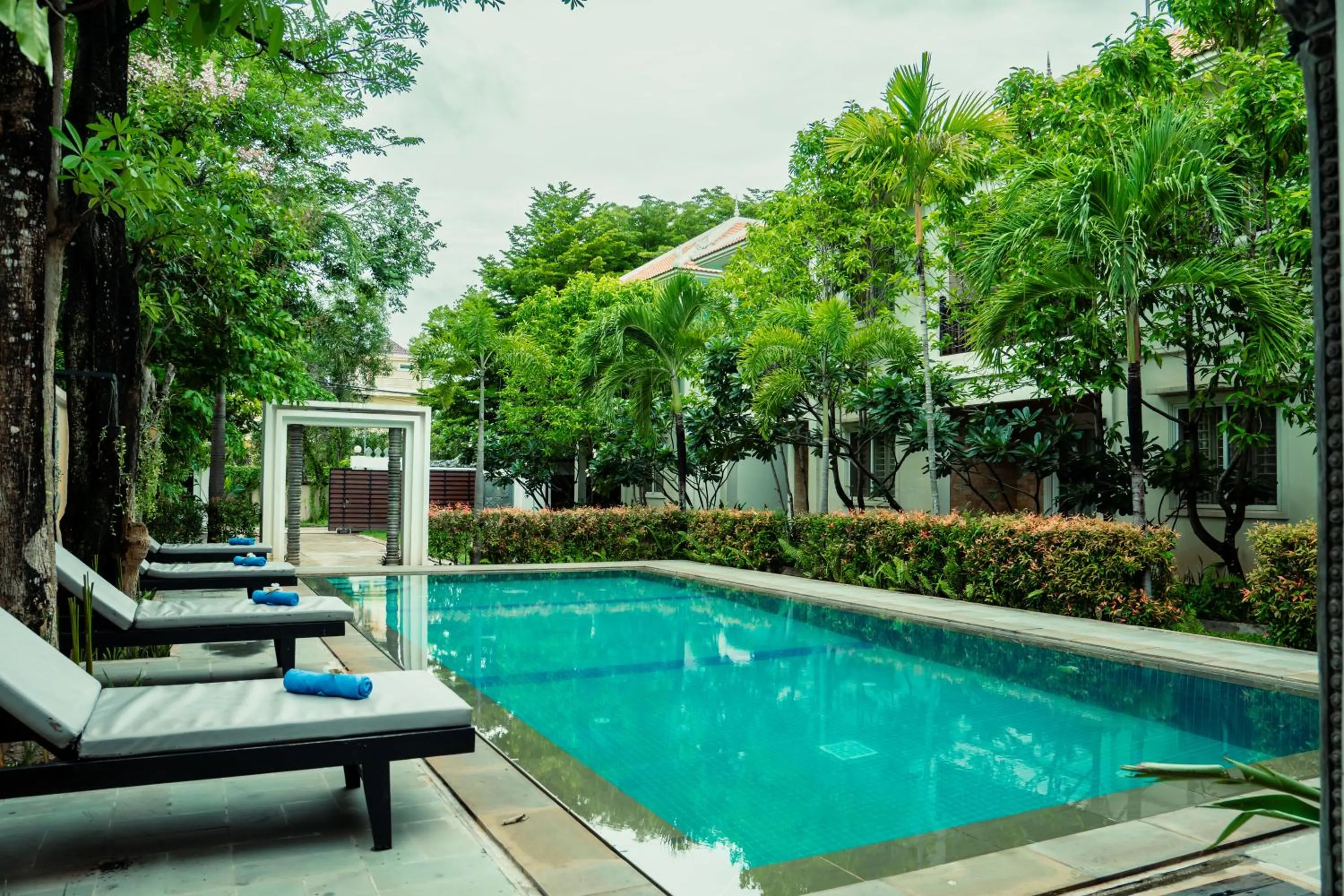 Pool view in Siemreap Green Residence