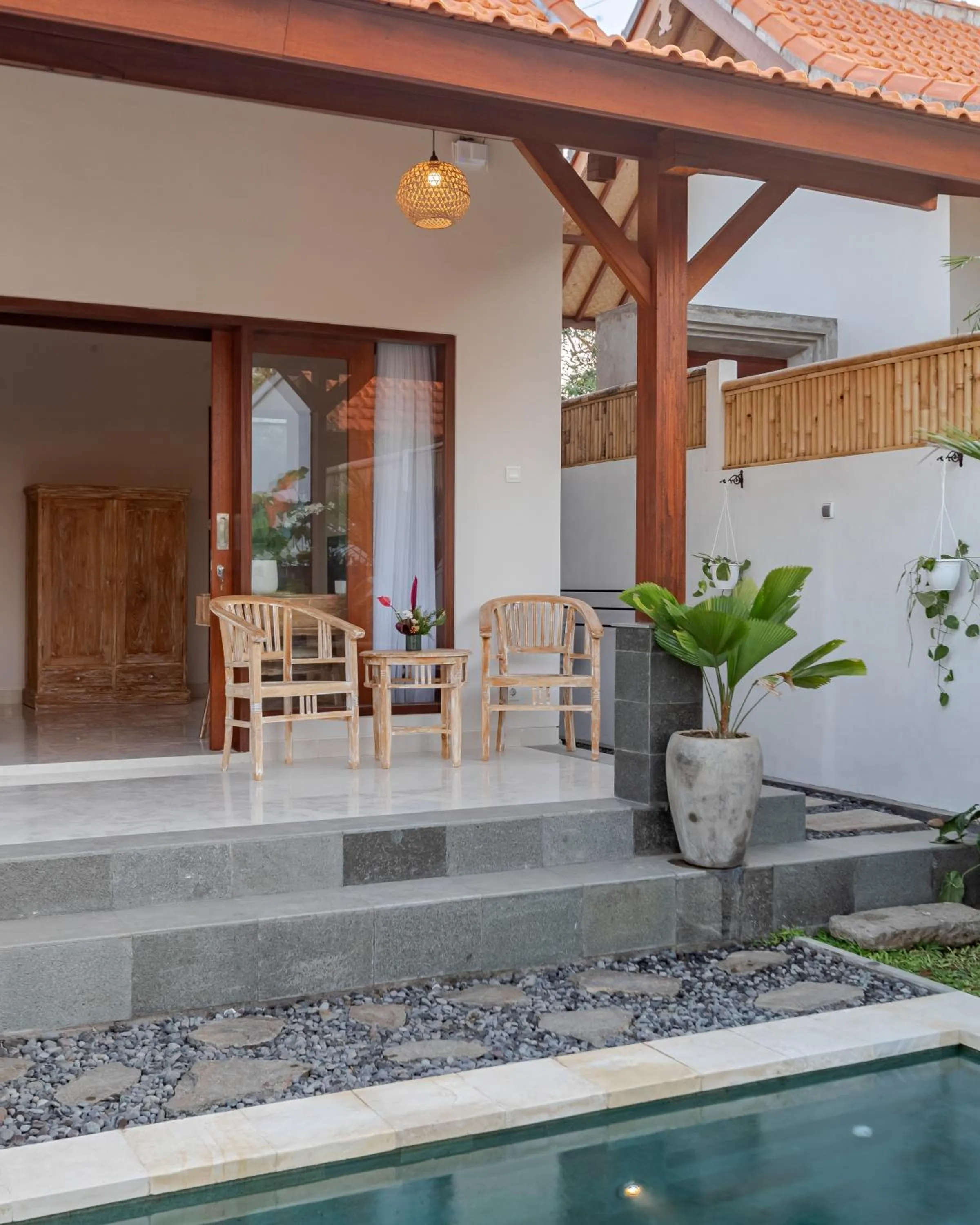 Balcony/Terrace in The Lavana Roemah Juwet Nyanyi Beach