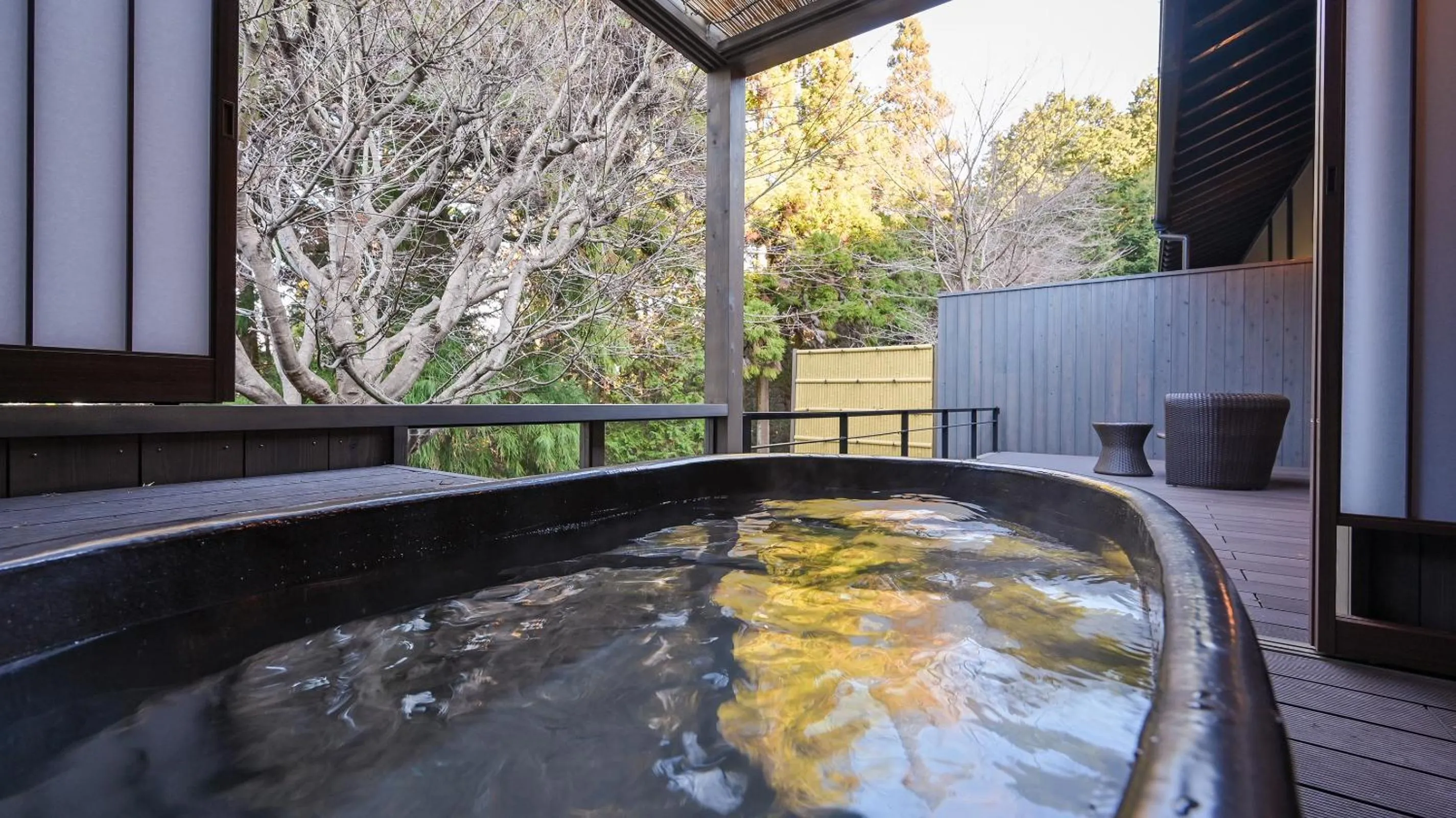 Hot Spring Bath in Kaze no Tani no Iori
