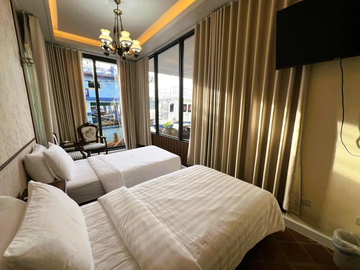 Bedroom, Bed in Casa Der See Boutique House