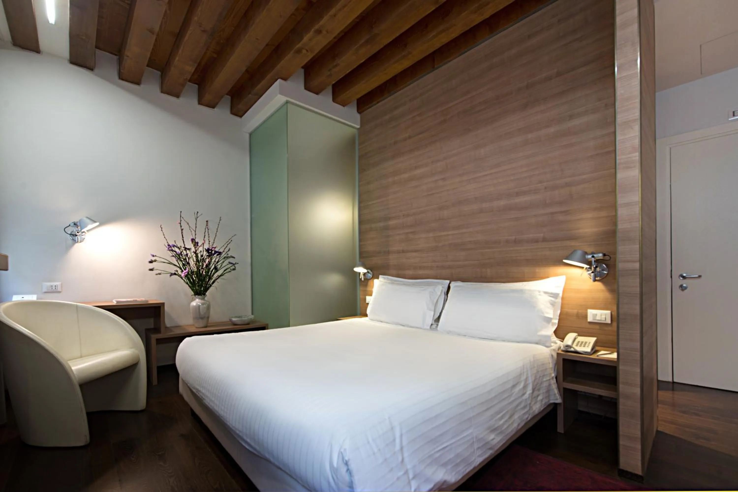 Bed in Hotel Palladio