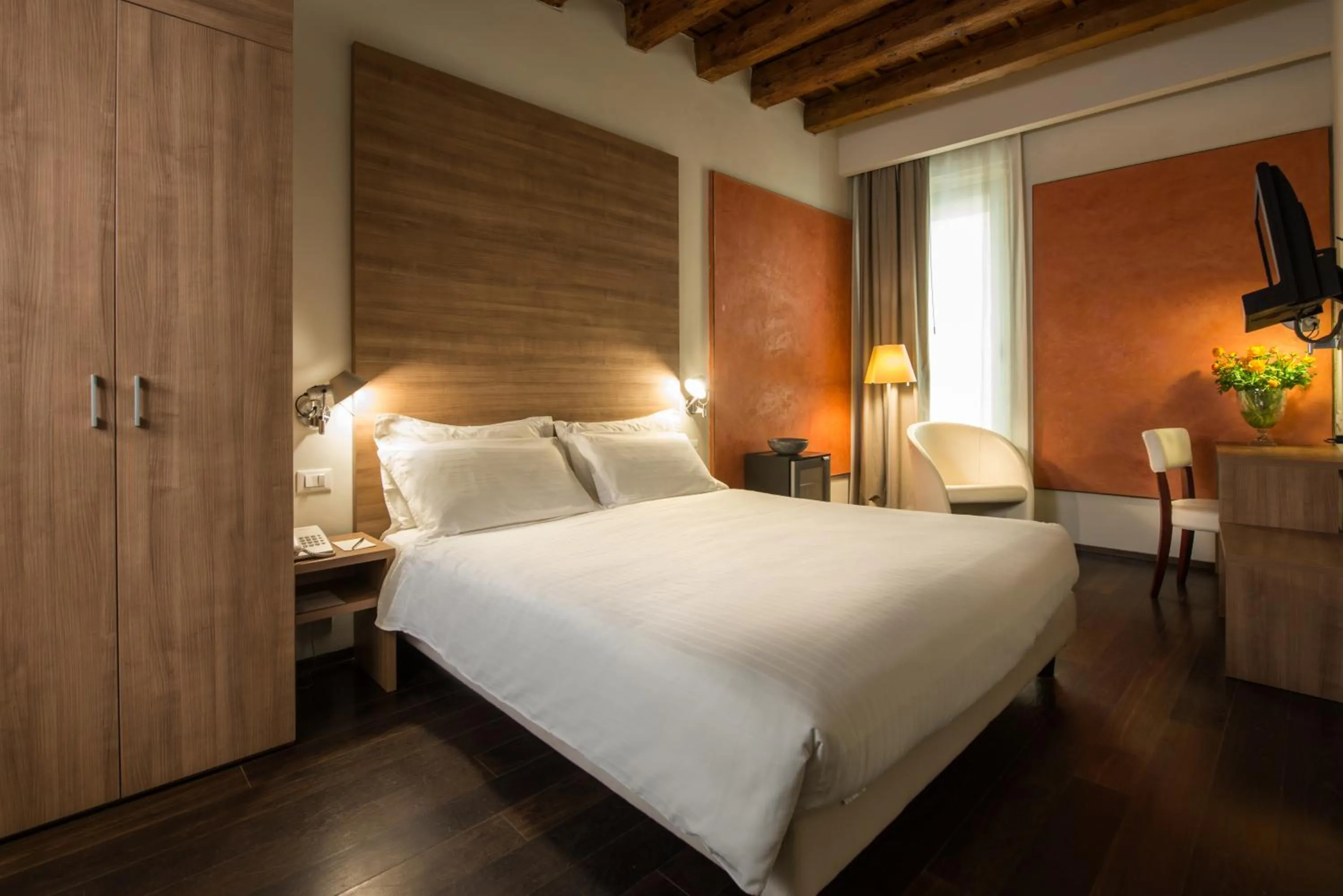 Bed in Hotel Palladio