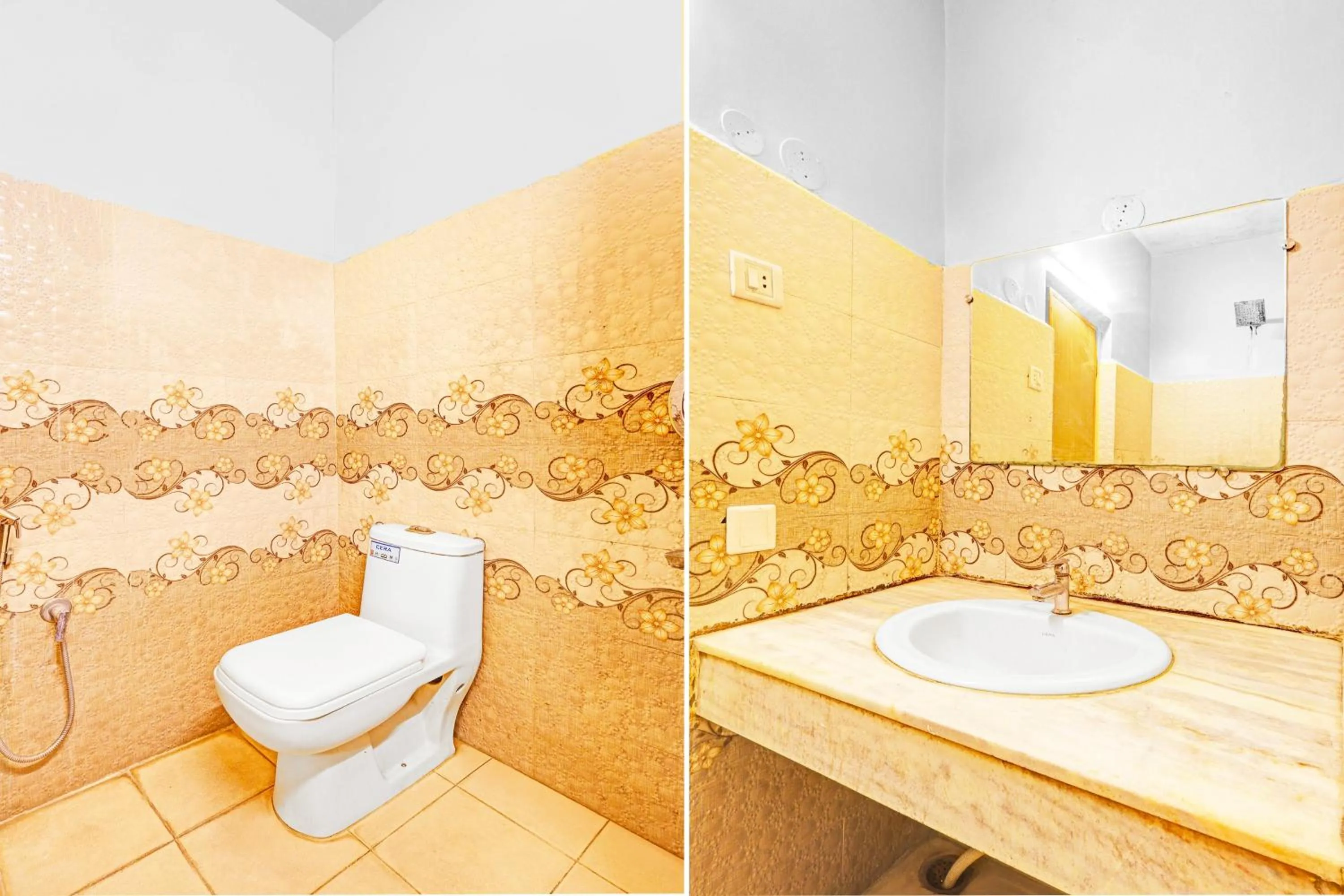 Bathroom in Hotel O Gajuwaka Near kurmanpalem Formerly SBT