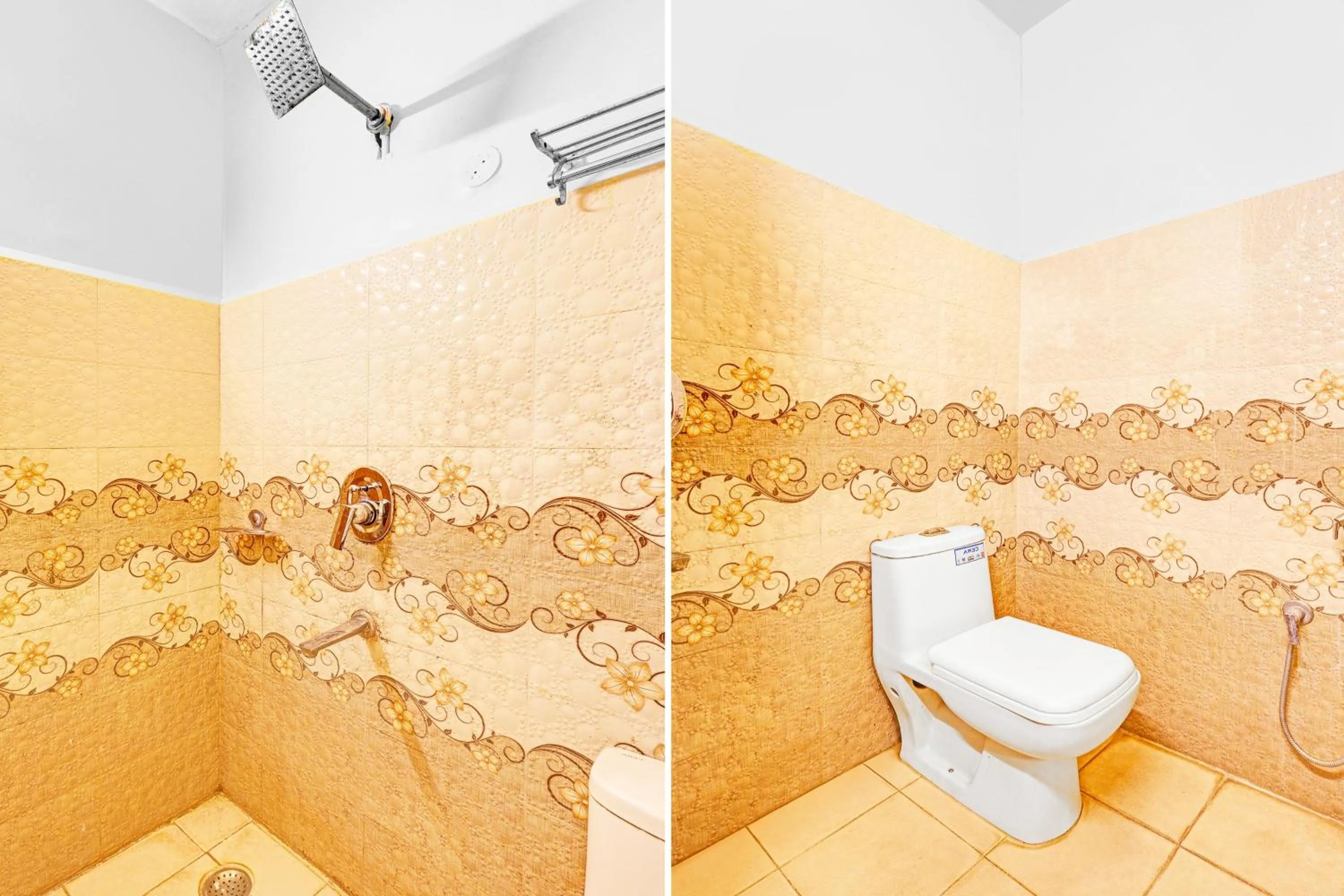 Bathroom in Hotel O Gajuwaka Near kurmanpalem Formerly SBT