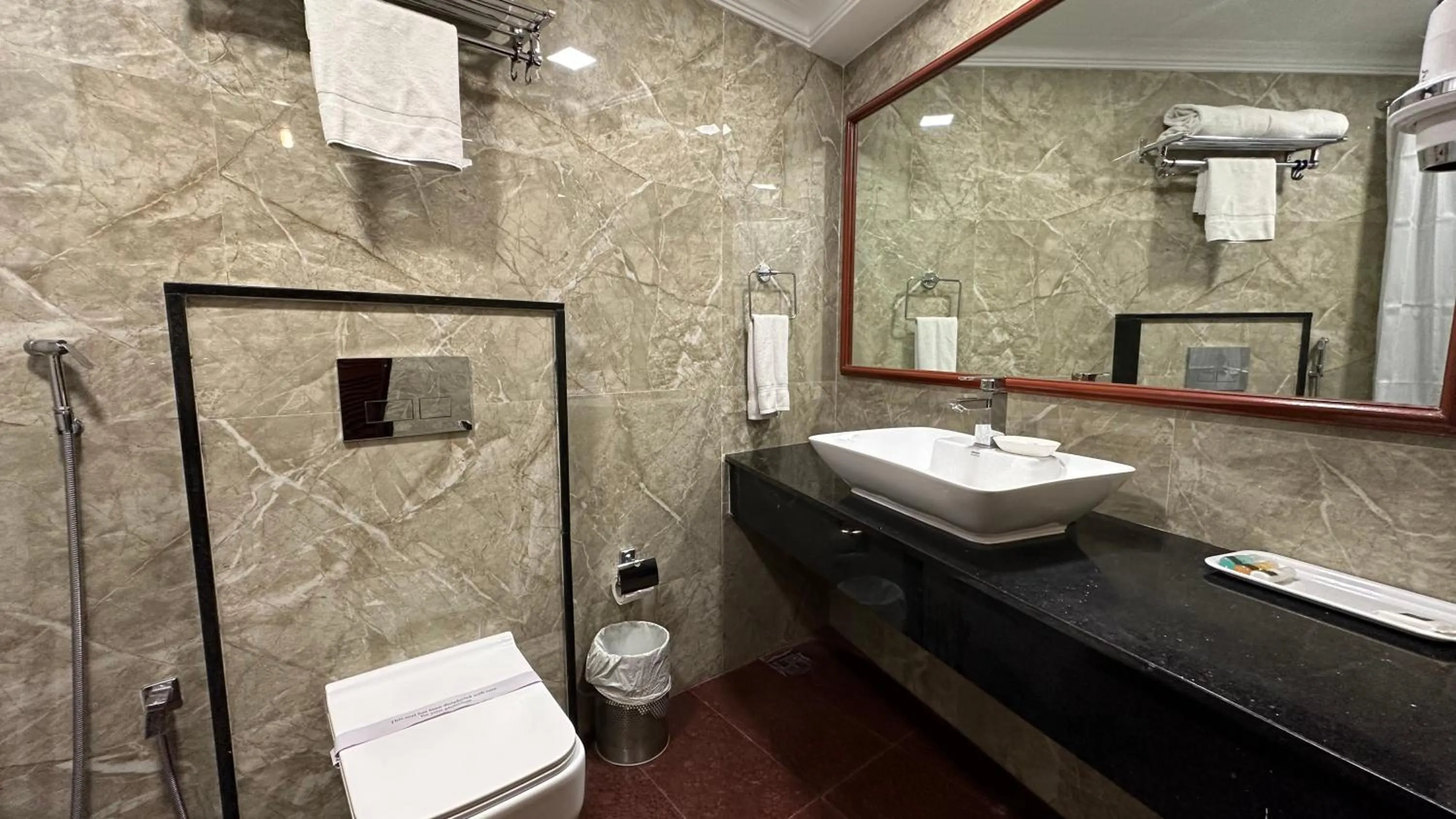 Bathroom in Hotel Annamalai International