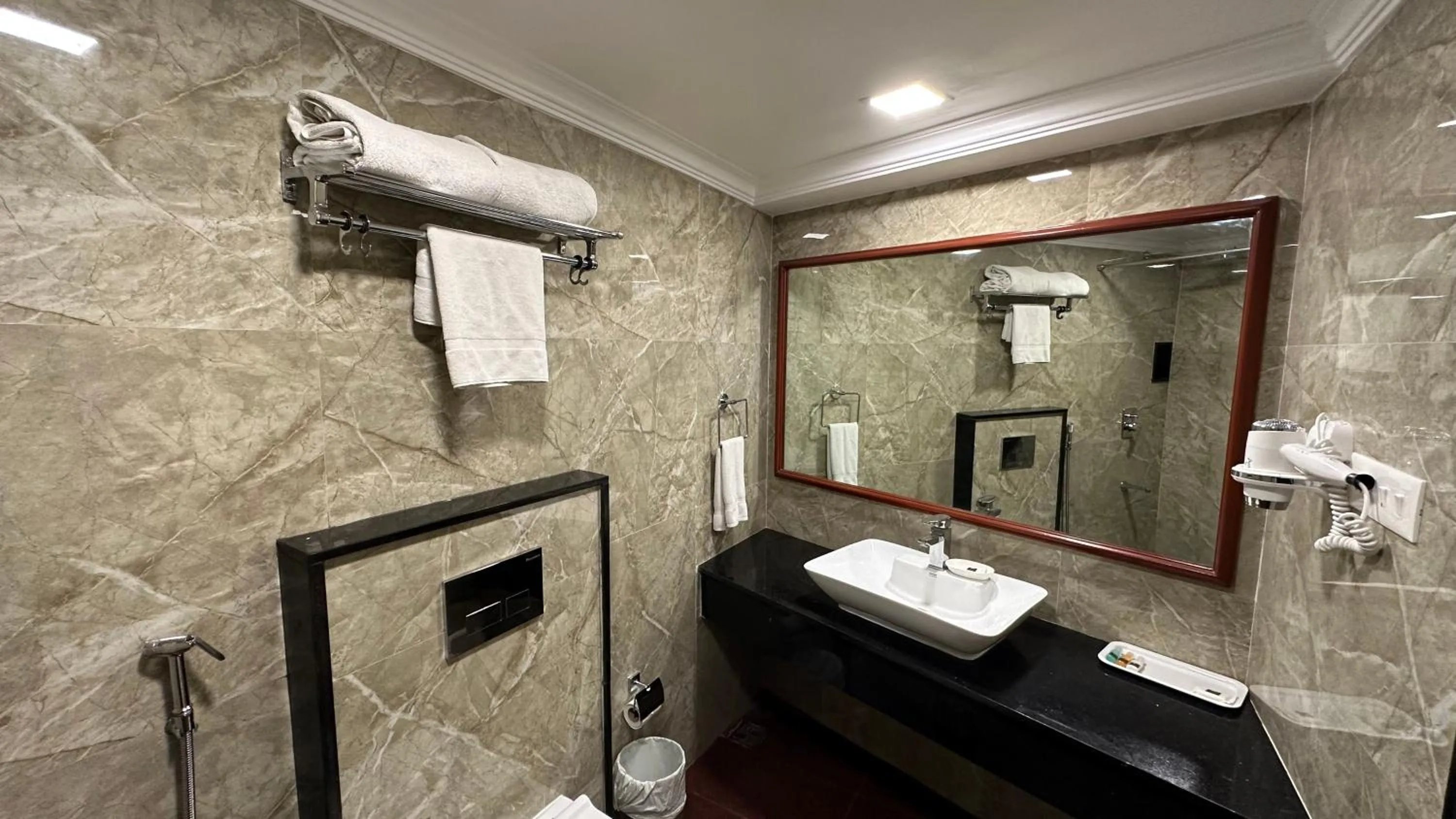 Bathroom in Hotel Annamalai International