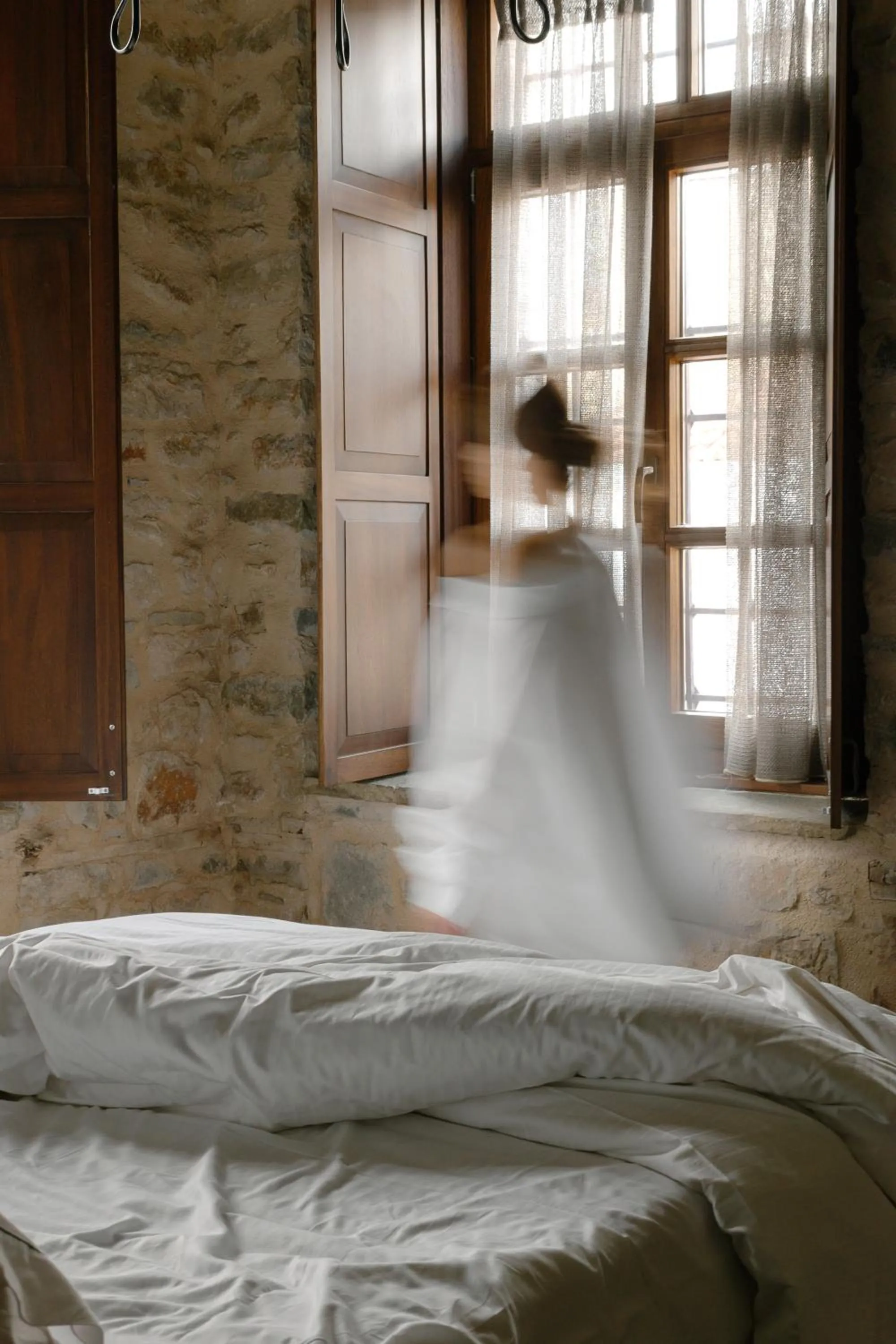 Bed in Stoes Boutique Hotel