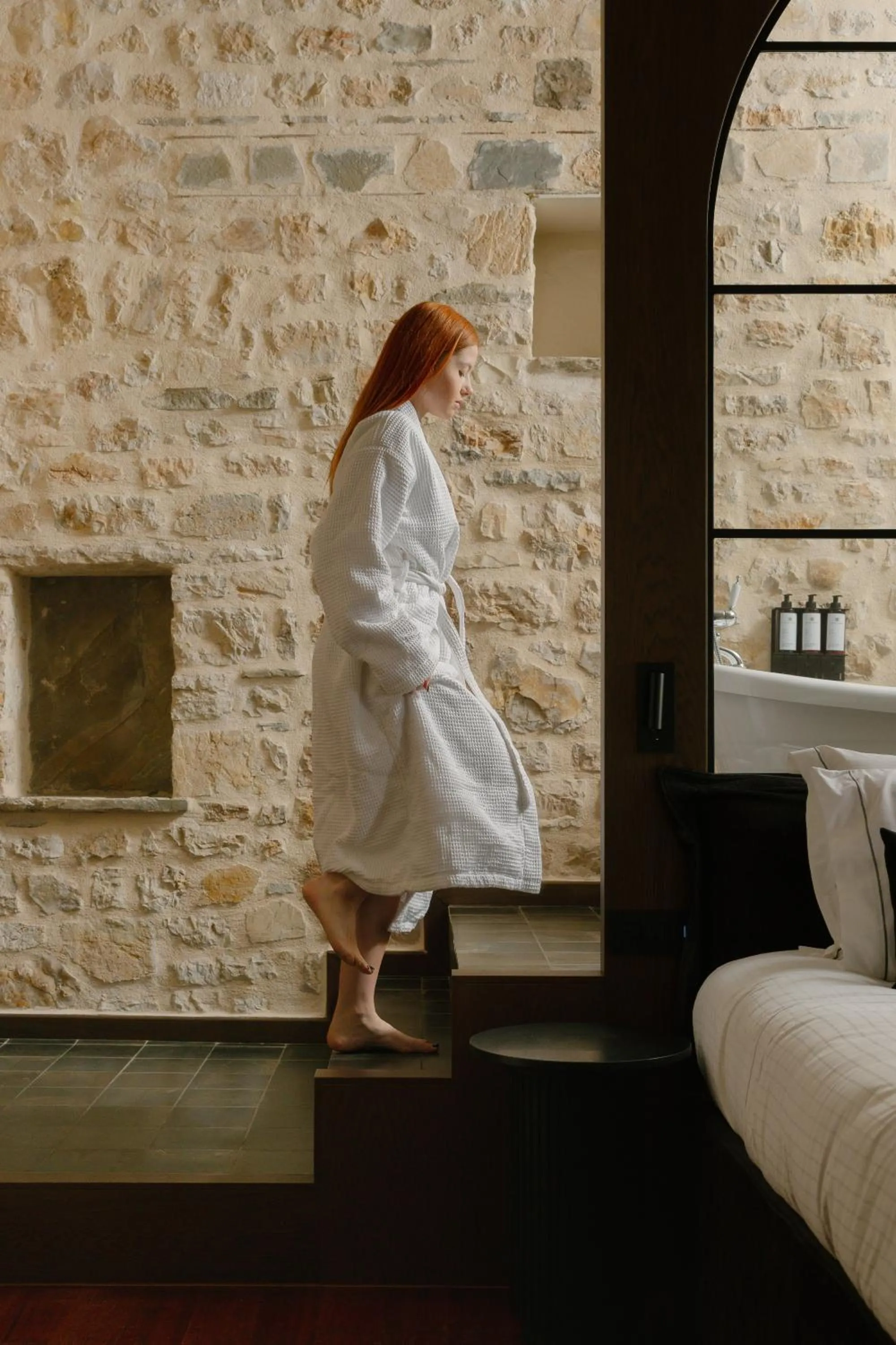 Bed in Stoes Boutique Hotel