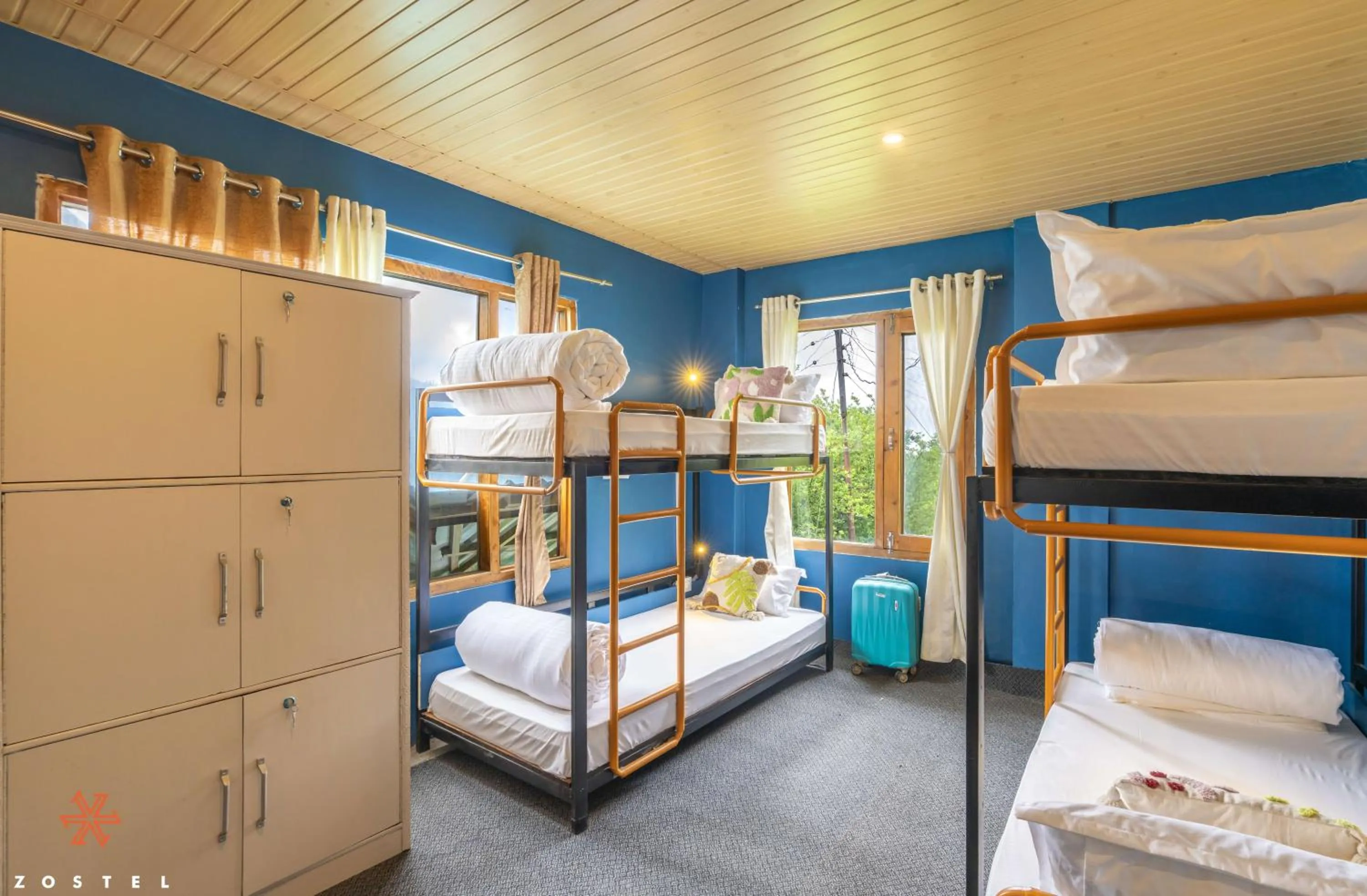 Bed in Zostel Shoja, Jibhi