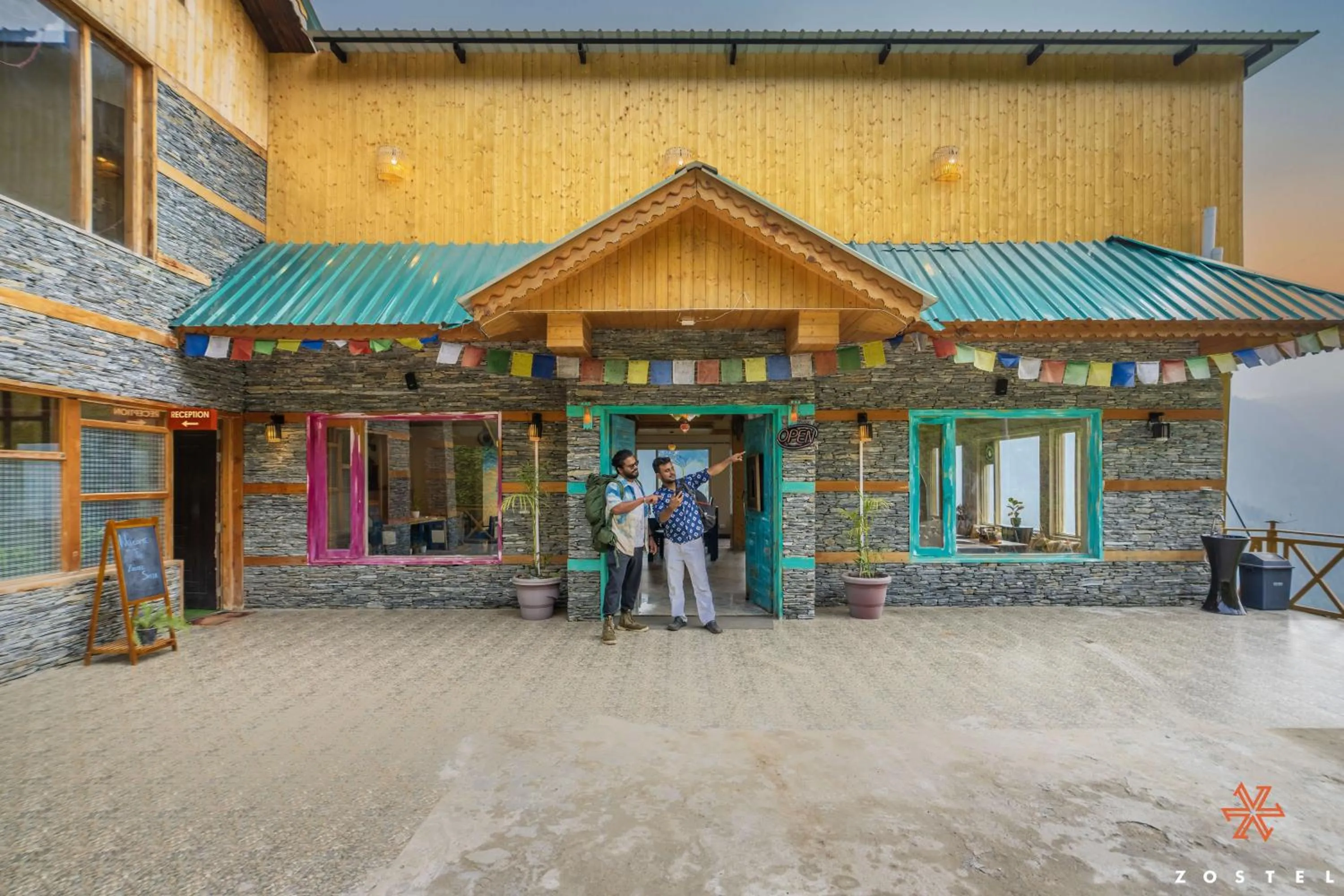 Property building in Zostel Shoja, Jibhi