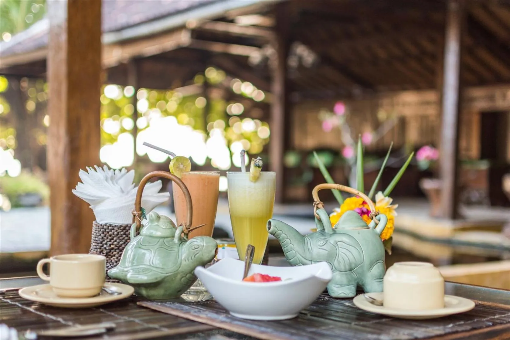 Restaurant/places to eat in Hotel Pondok Sari Beach & SPA Resort