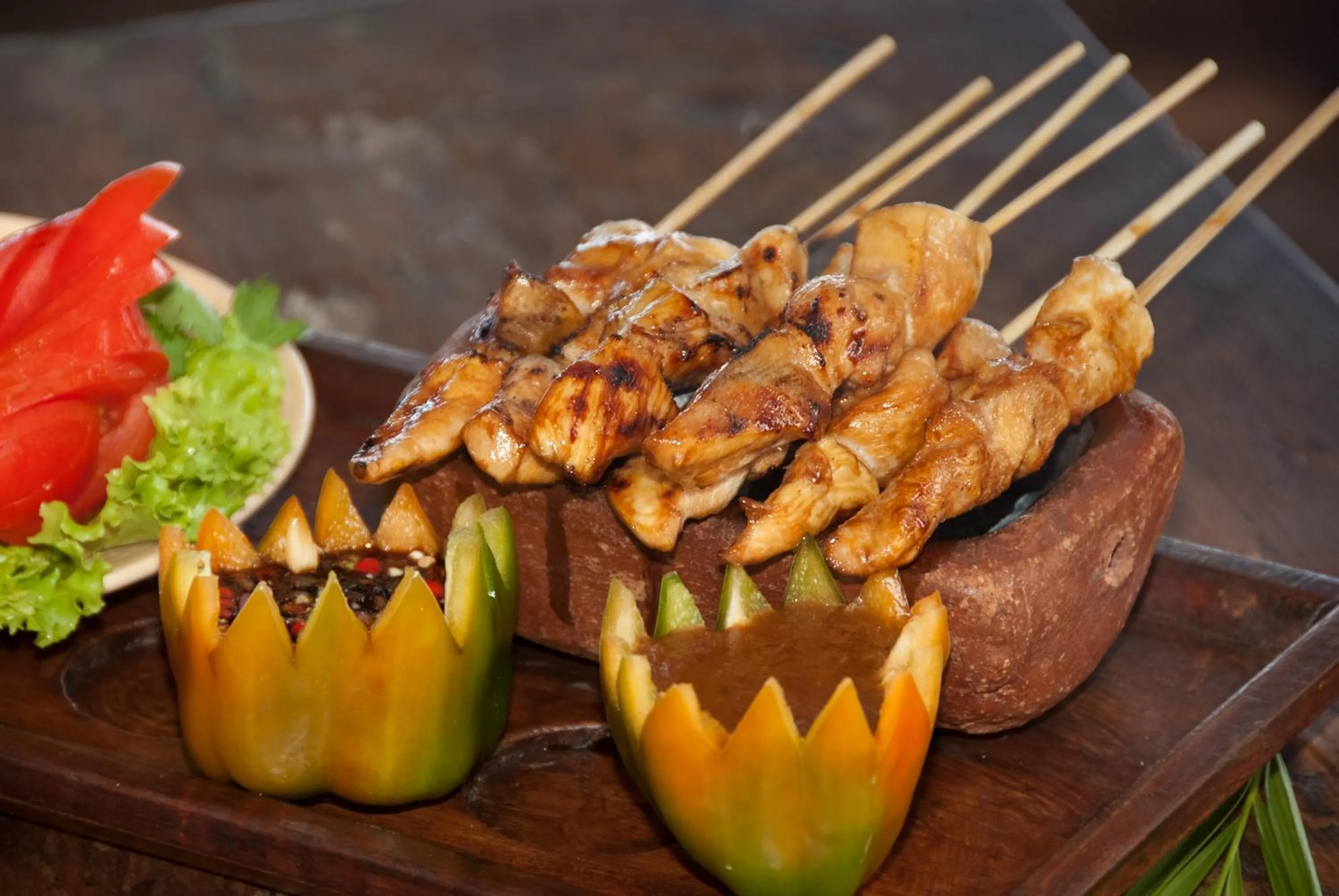 Food and drinks in Hotel Pondok Sari Beach & SPA Resort