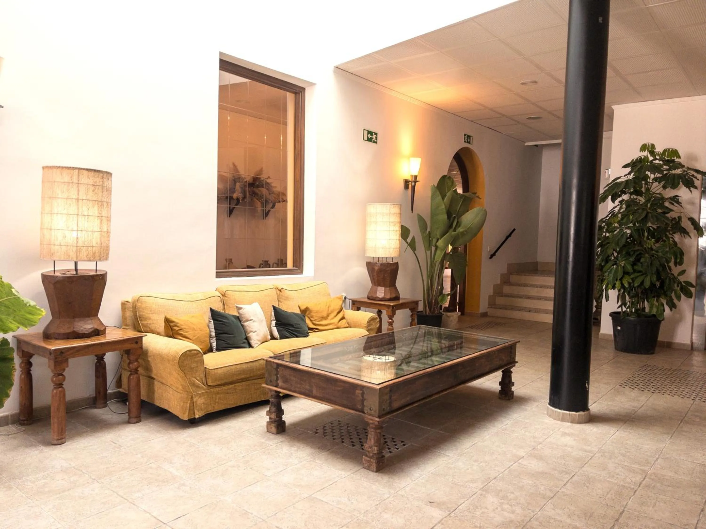 Living room in HOTEL MUSEO Lucainena