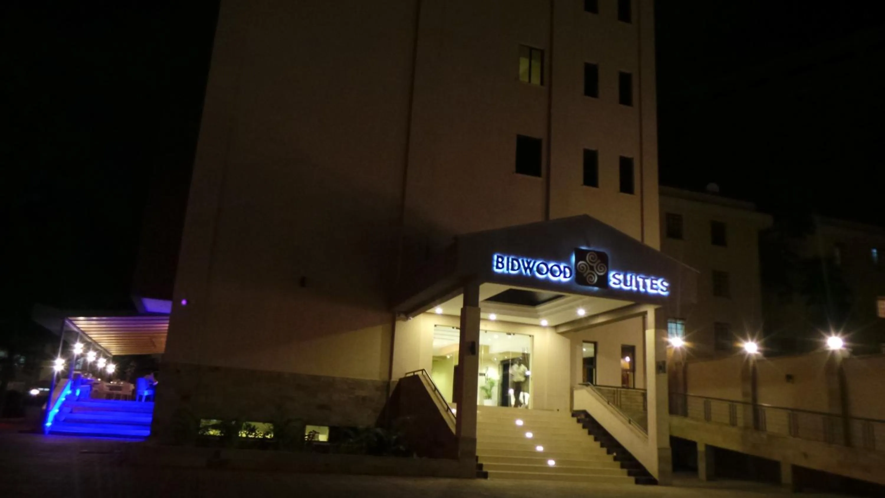 Facade/entrance in Bidwood Suite Hotel