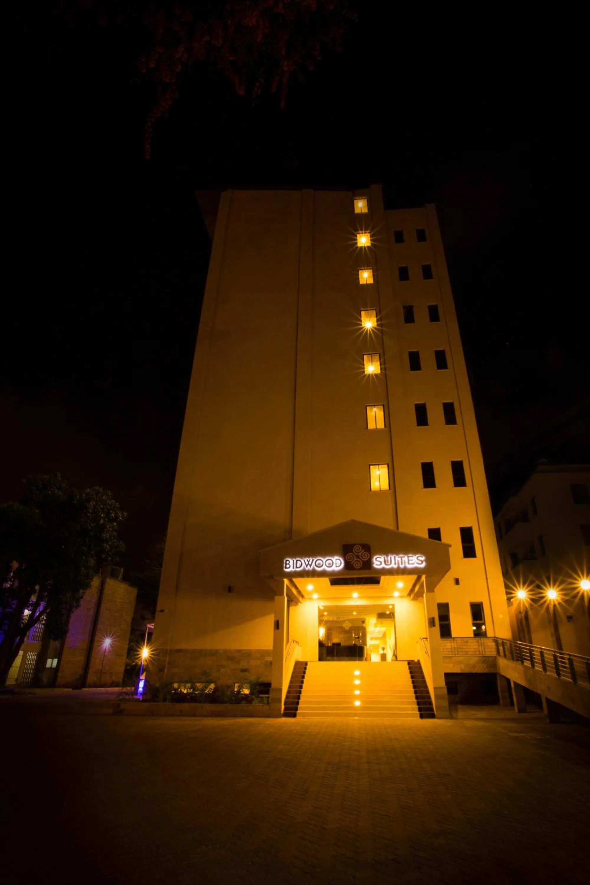 Facade/entrance in Bidwood Suite Hotel