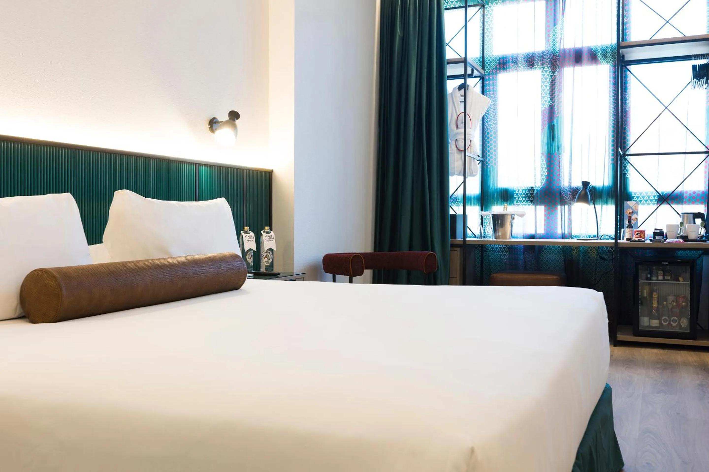 Bed in Axel Hotel Bilbao - Adults Only