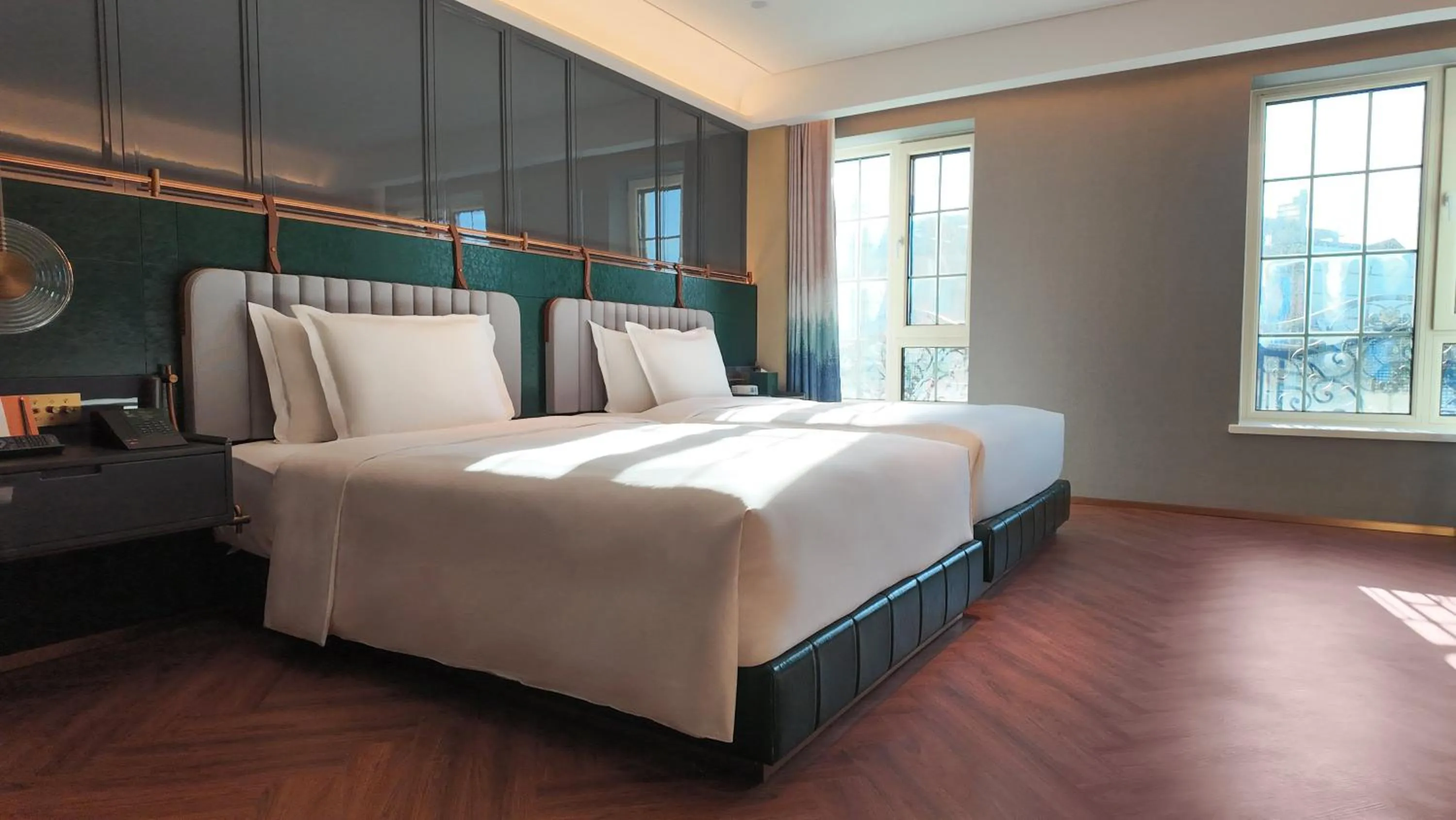 Photo of the whole room, Bed in Hotel Indigo Harbin Central Avenue by IHG
