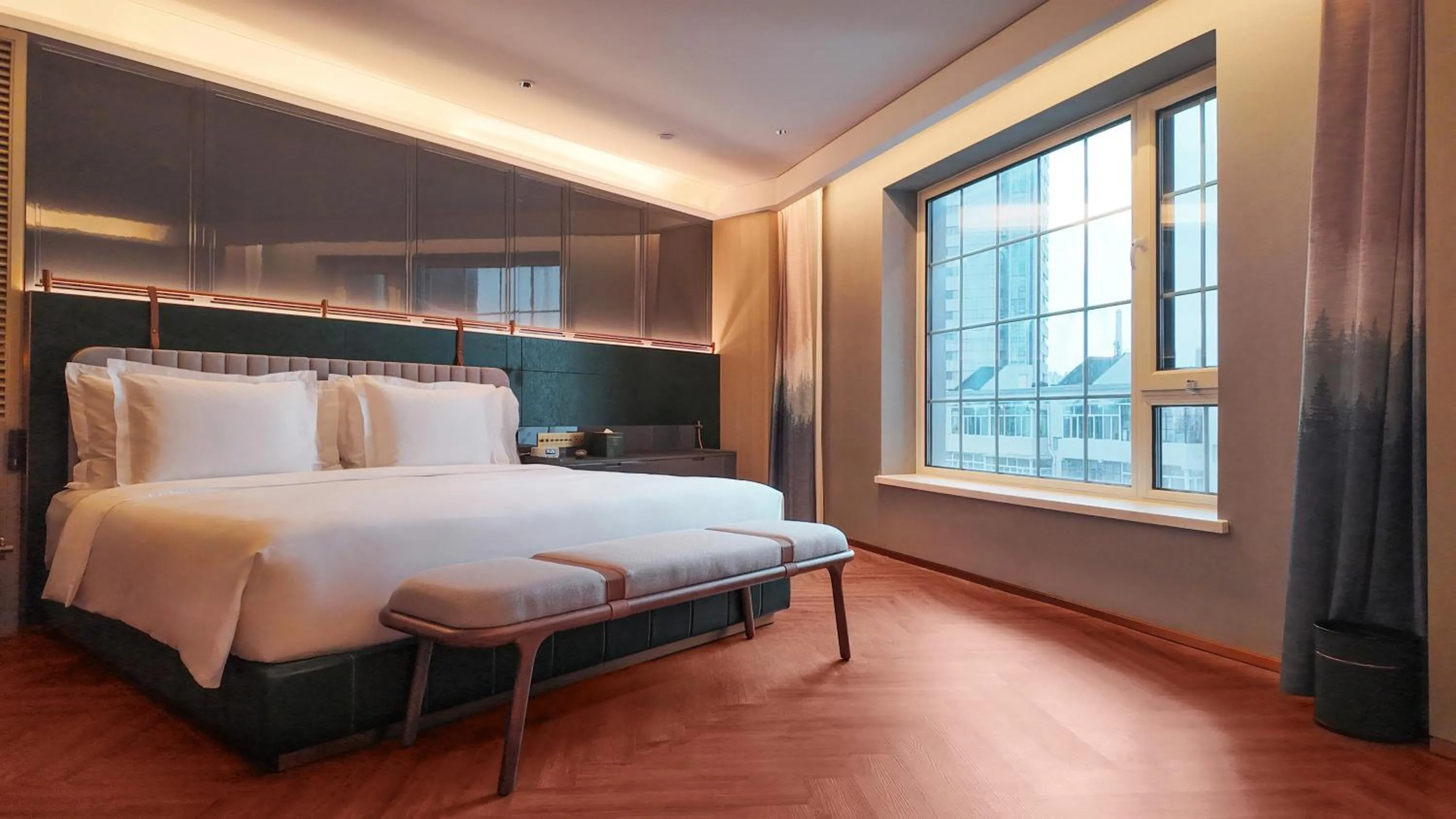 Bedroom, Bed in Hotel Indigo Harbin Central Avenue by IHG