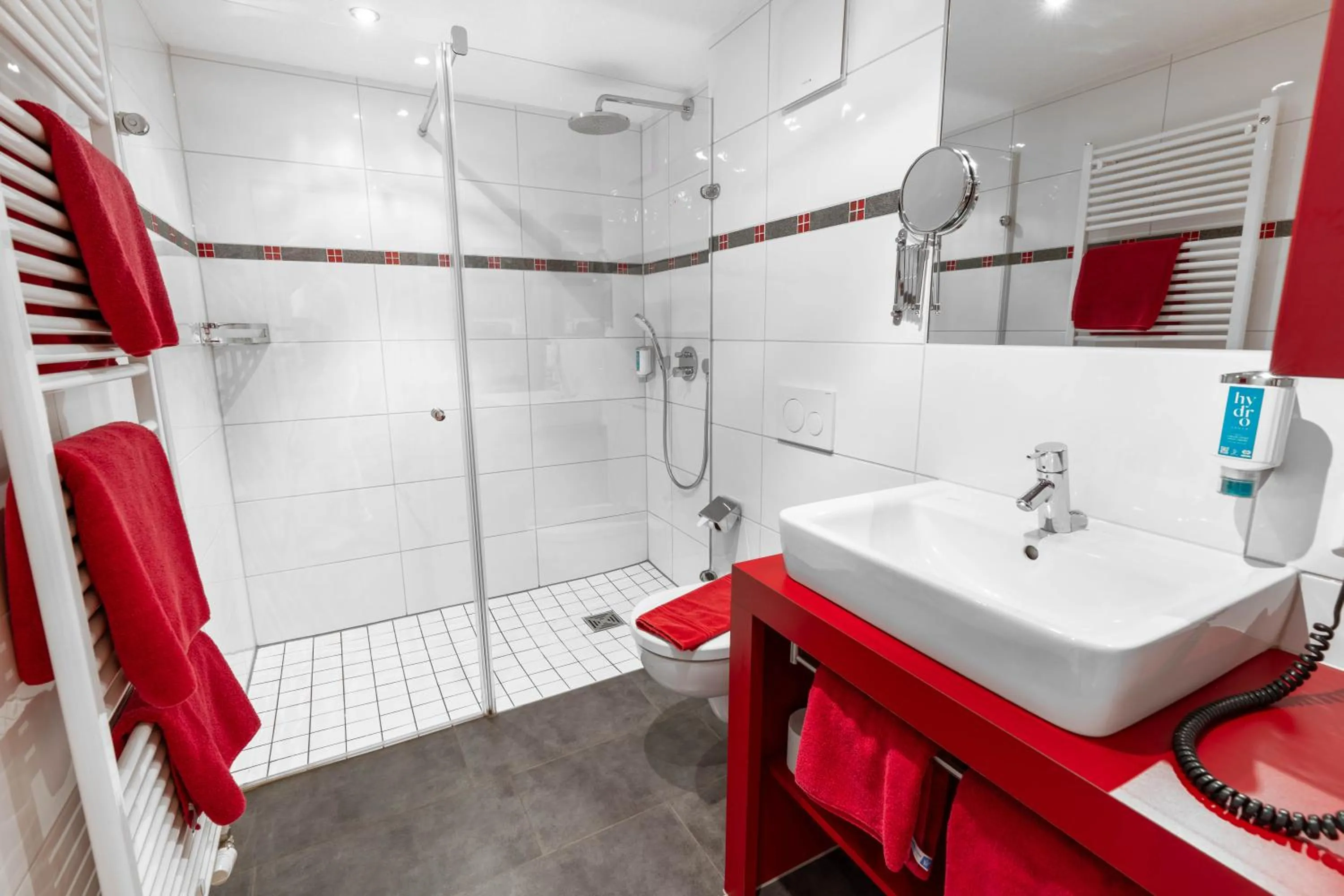 Shower in Hotel-Restaurant Schwanen