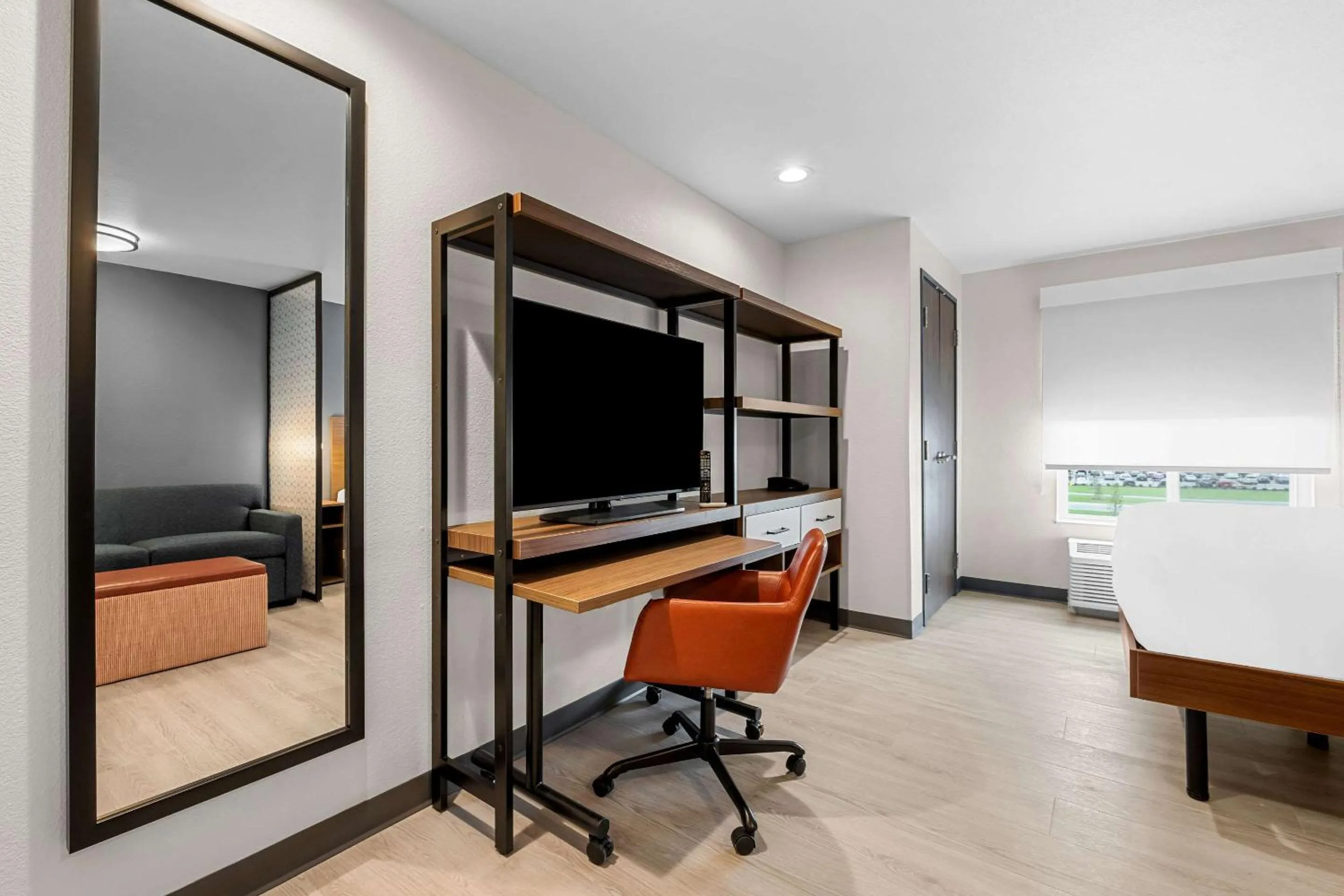 Bed in Everhome Suites Fayetteville near Fort Bragg