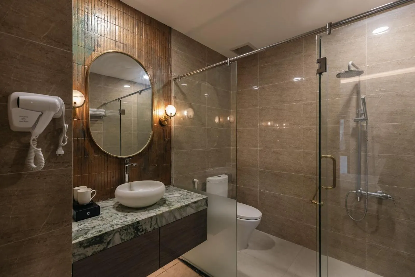 Shower in Luxhome Mekong Hotel