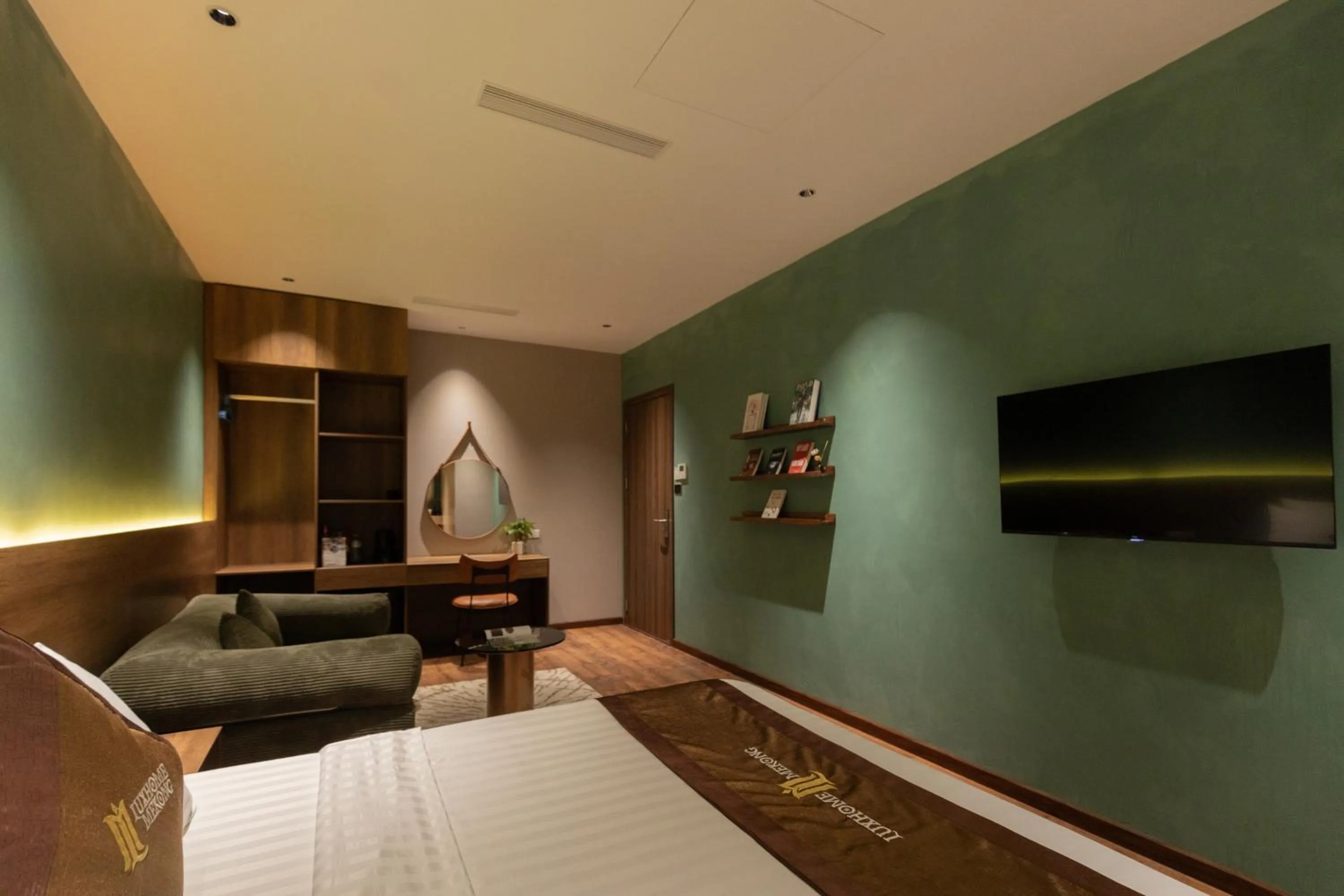 Bedroom in Luxhome Mekong Hotel