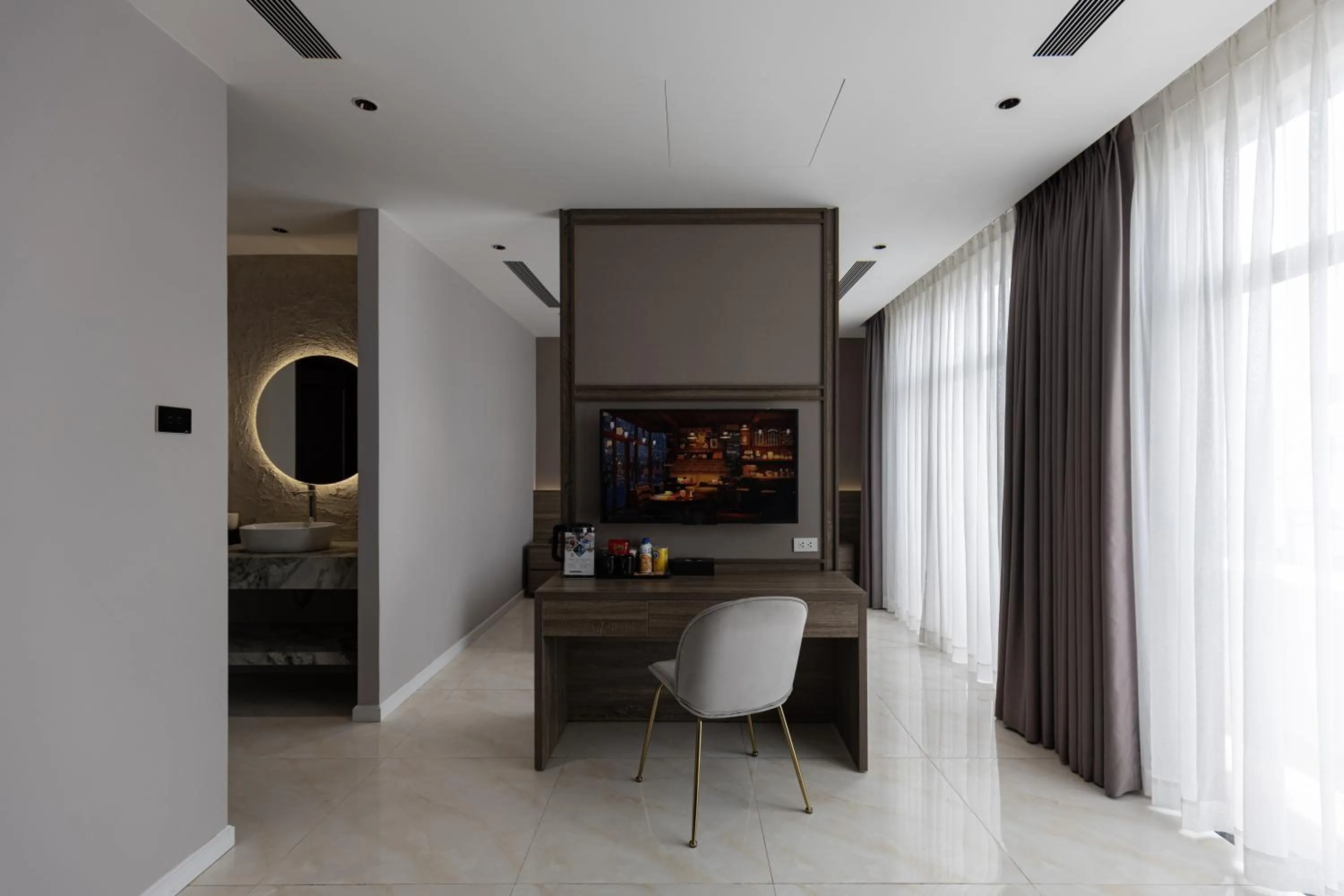 Living room in Luxhome Mekong Hotel