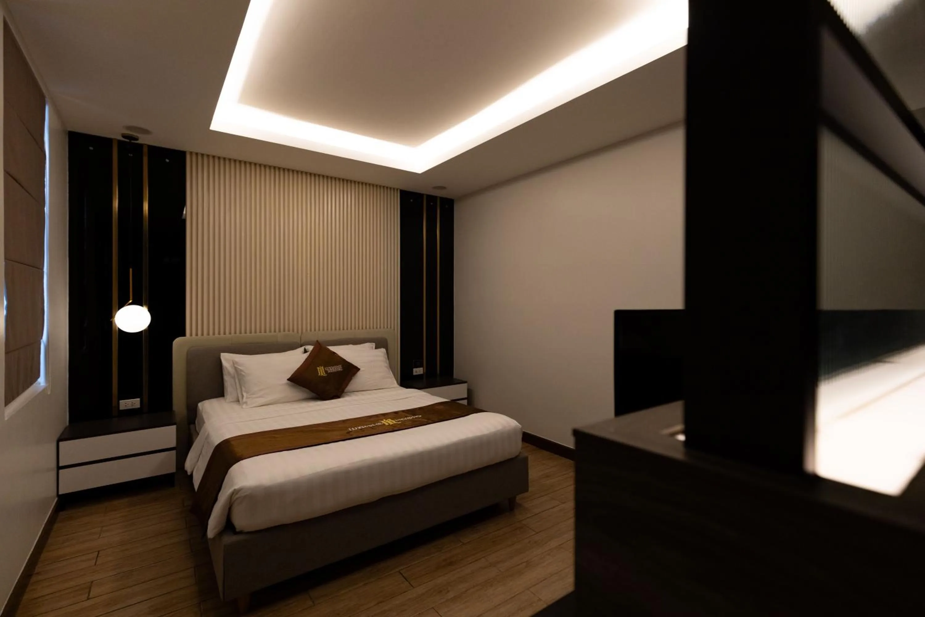 Bedroom, Bed in Luxhome Mekong Hotel