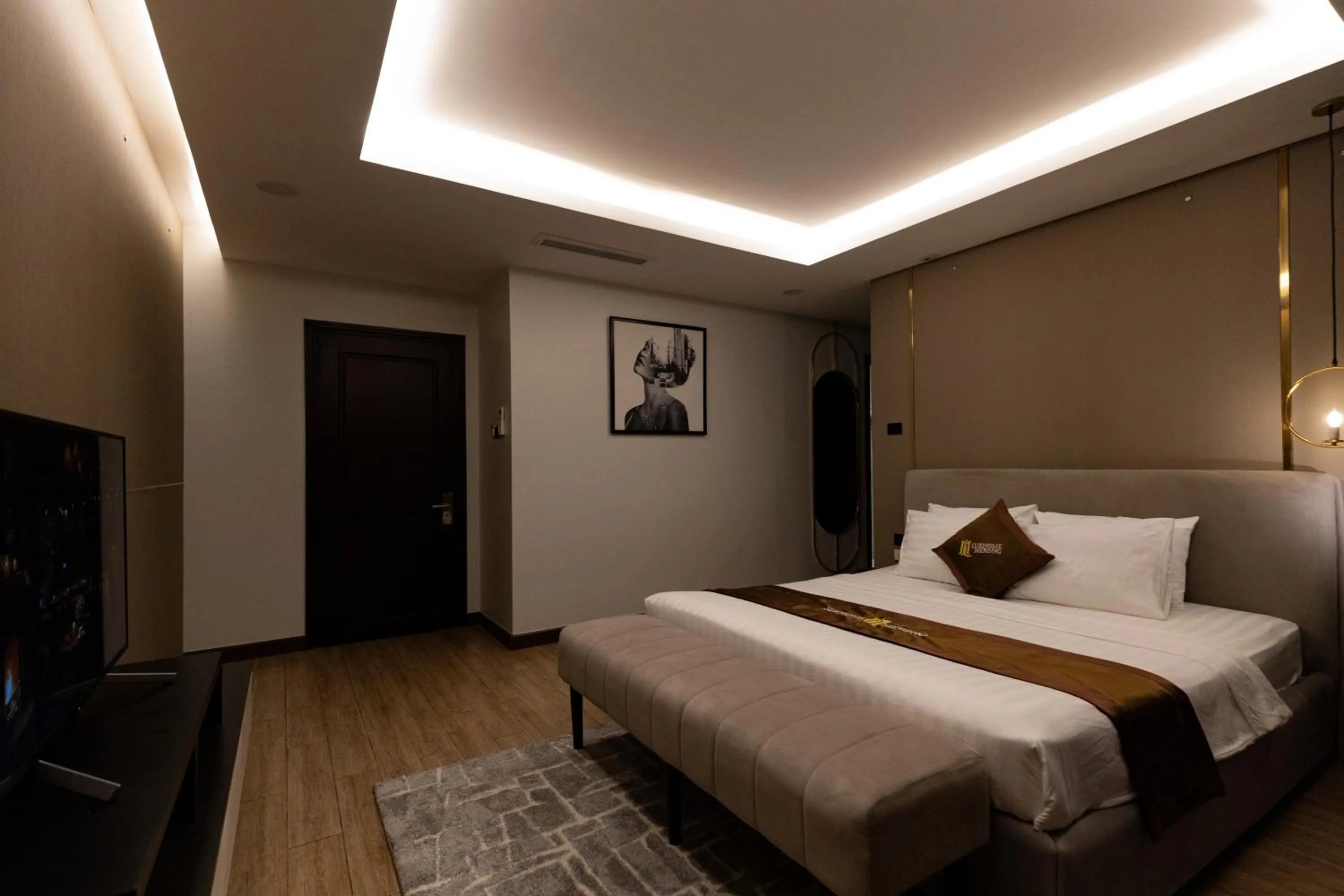 Bedroom, Bed in Luxhome Mekong Hotel