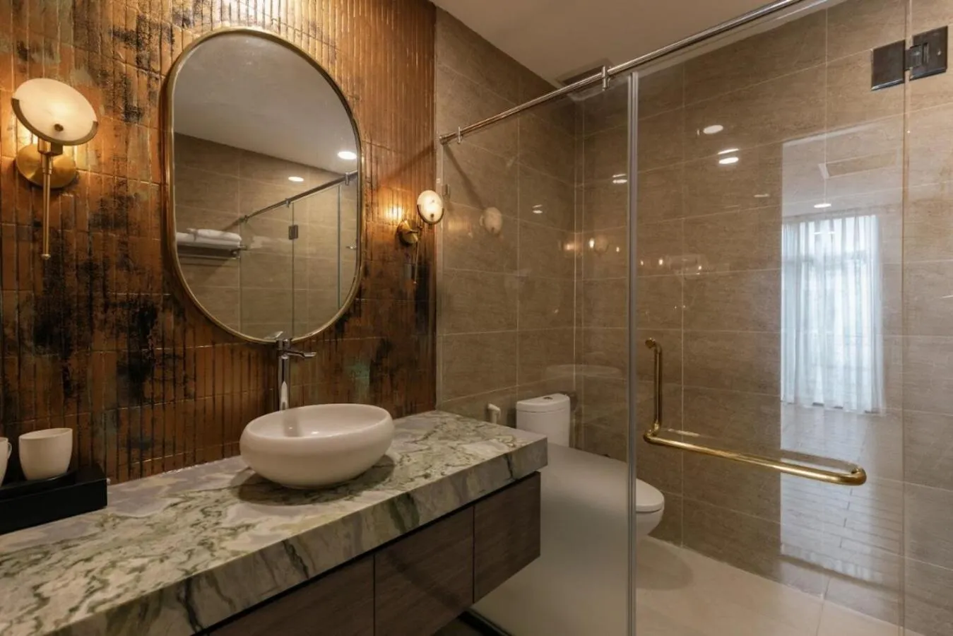 Bathroom in Luxhome Mekong Hotel