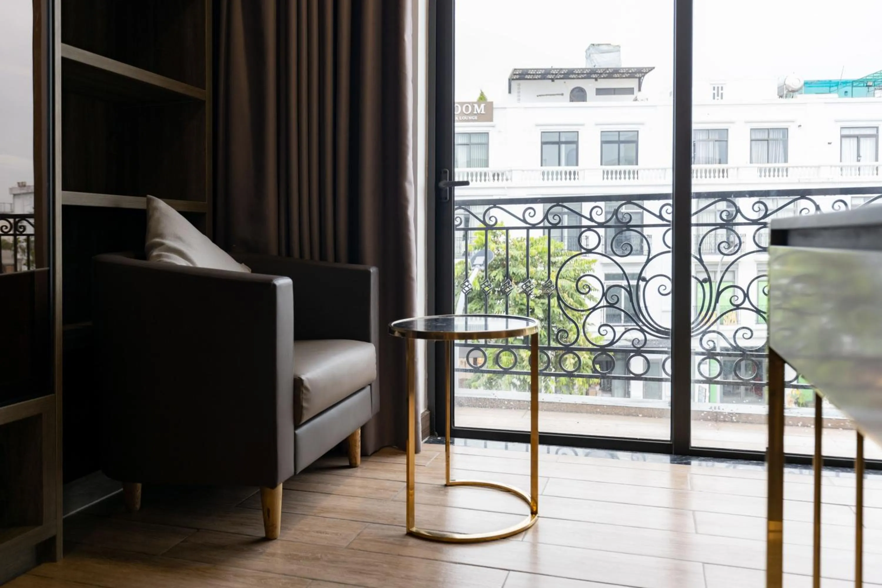 Seating area in Luxhome Mekong Hotel