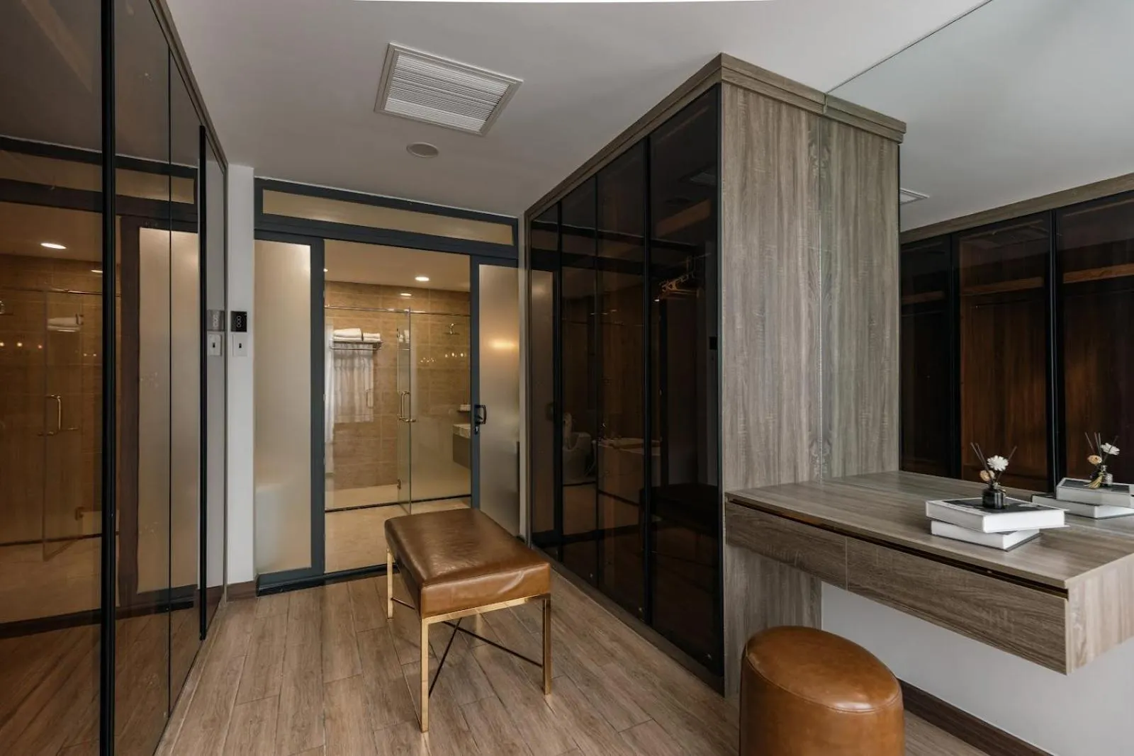 Shower in Luxhome Mekong Hotel