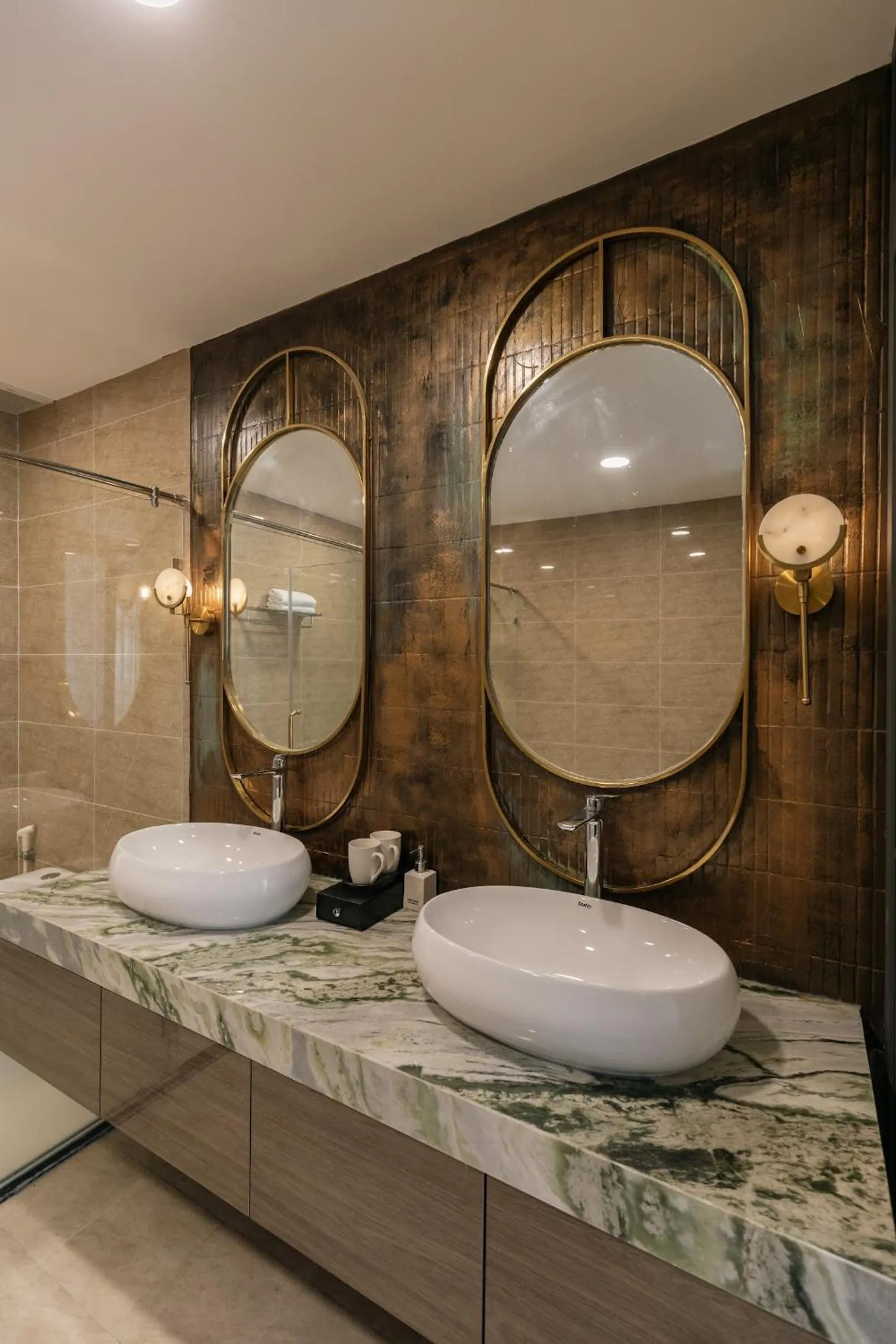 Bathroom in Luxhome Mekong Hotel