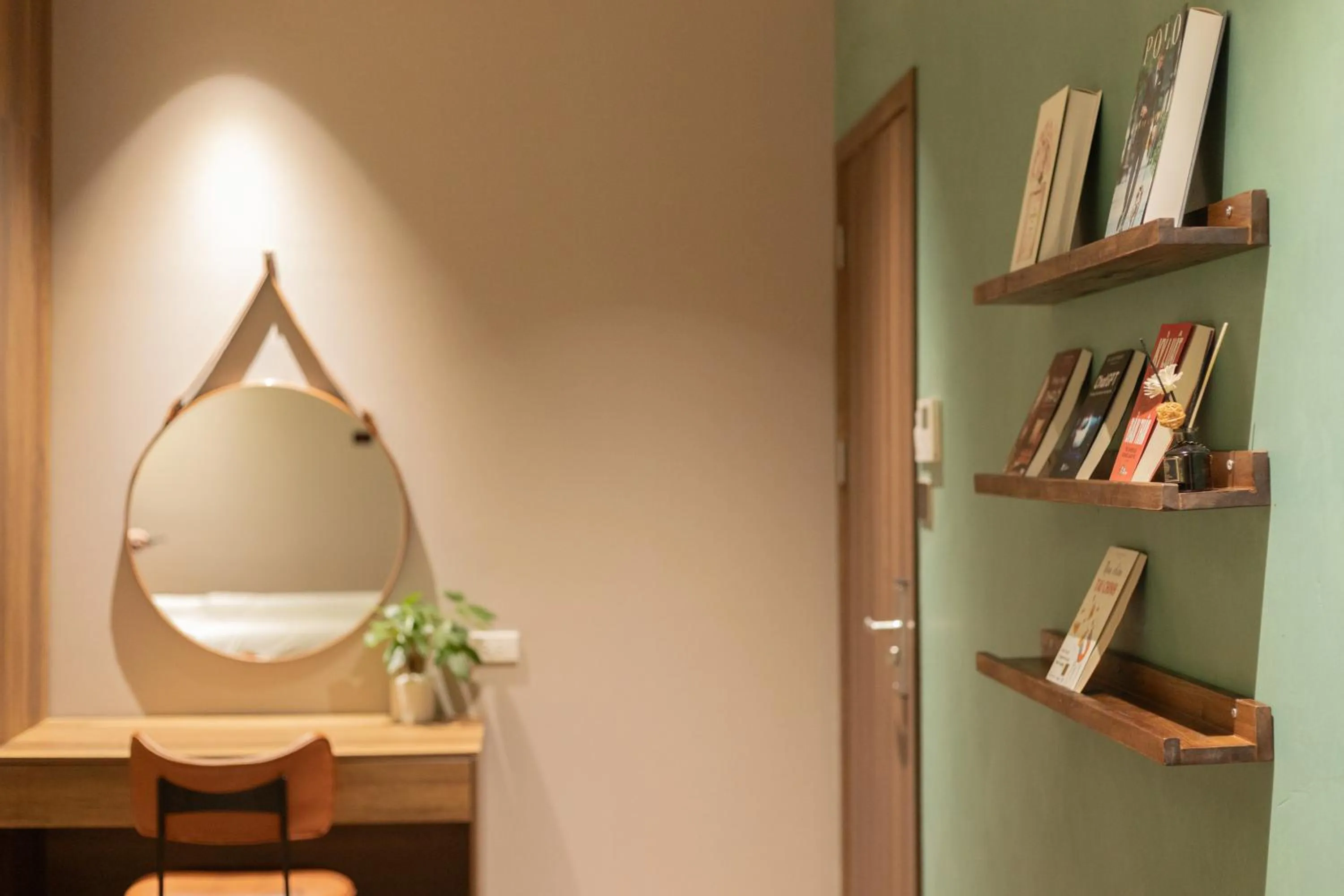 Library in Luxhome Mekong Hotel