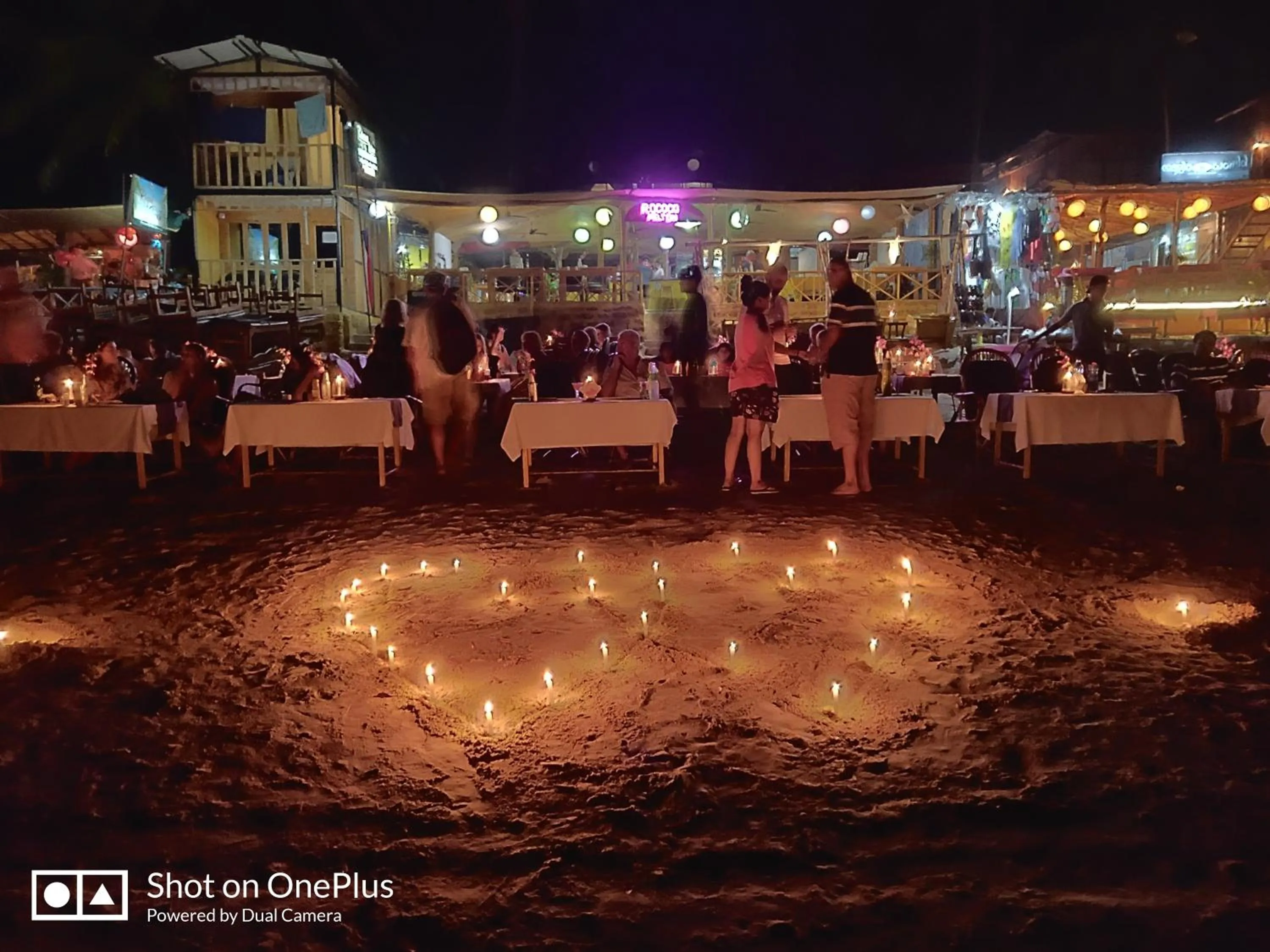 Evening entertainment in Rococo Pelton beach Resort Palolem Beach goa