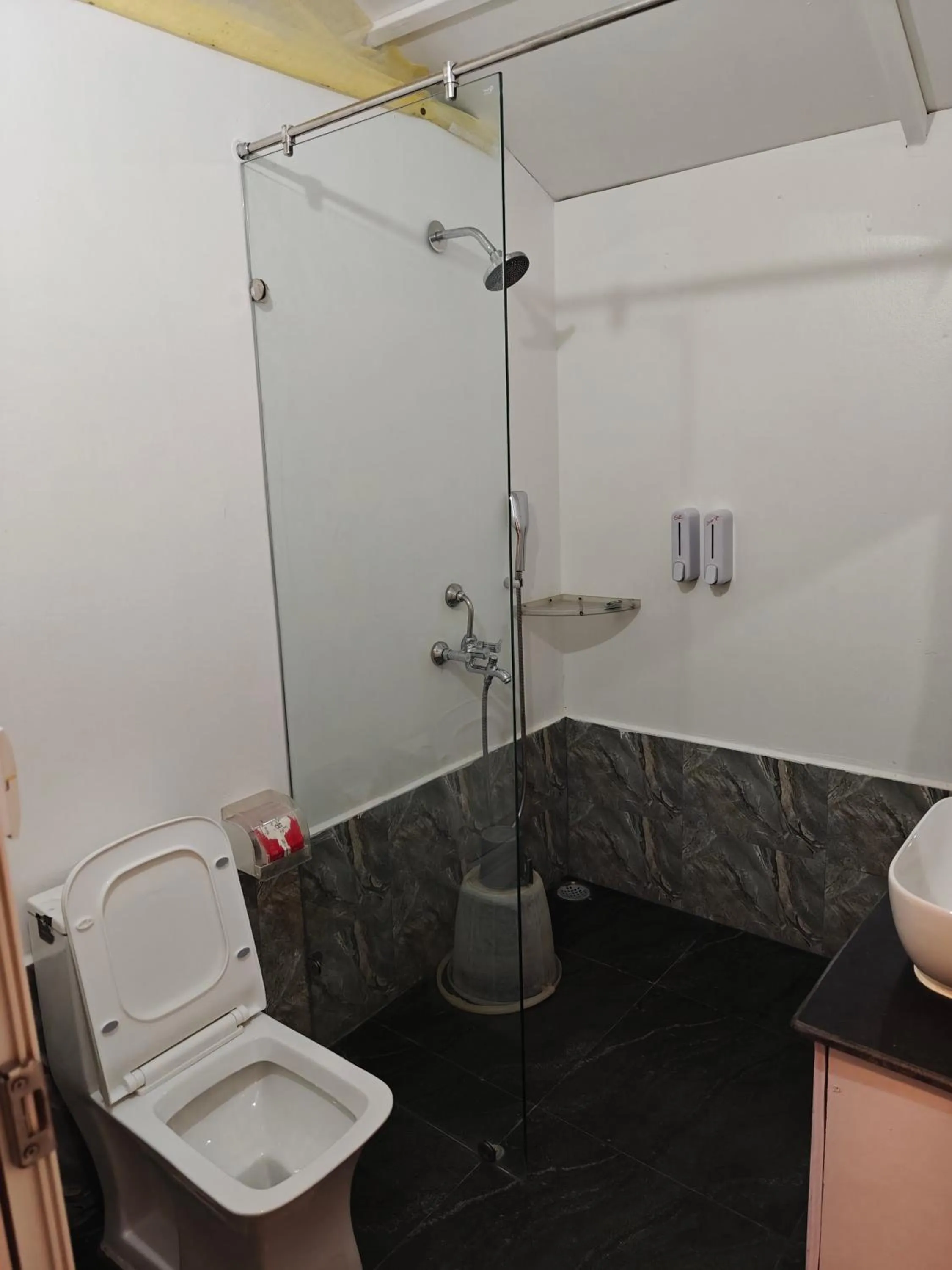 Toilet in Rococo Pelton beach Resort Palolem Beach goa