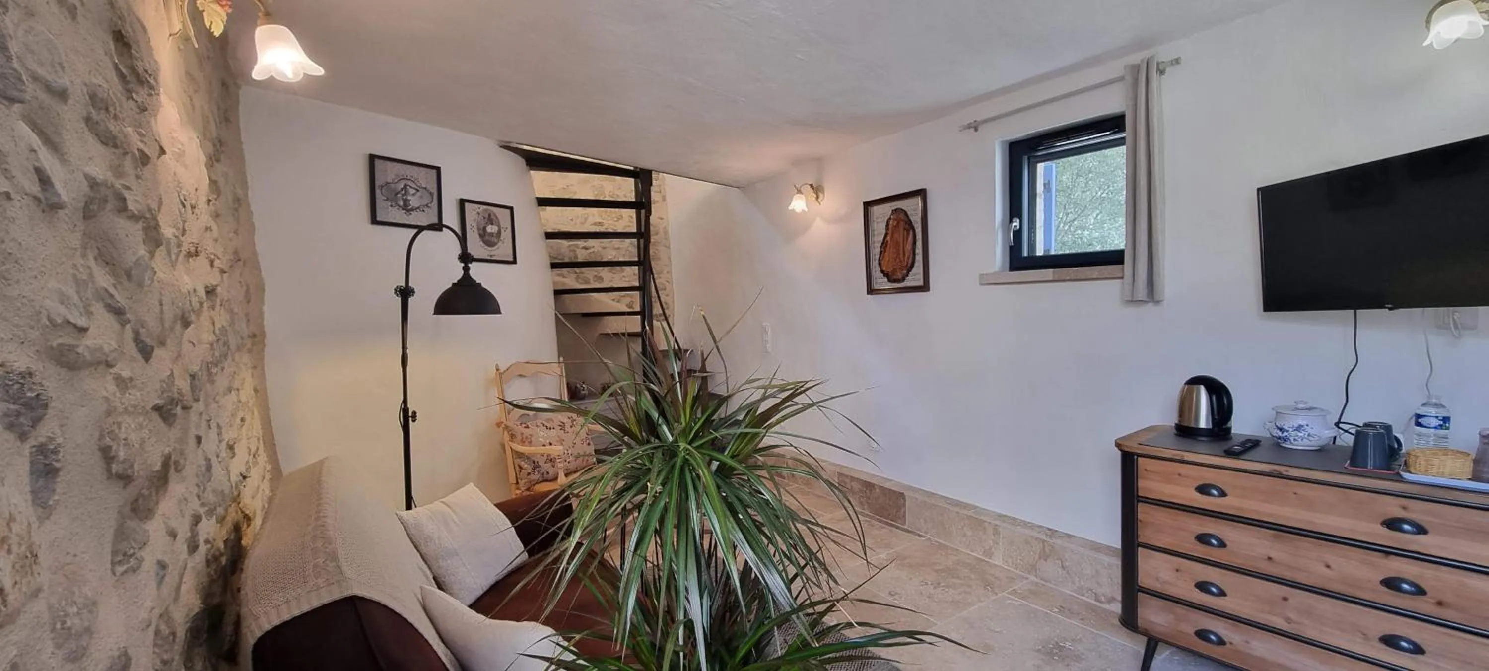 Living room in Mas De La Lance